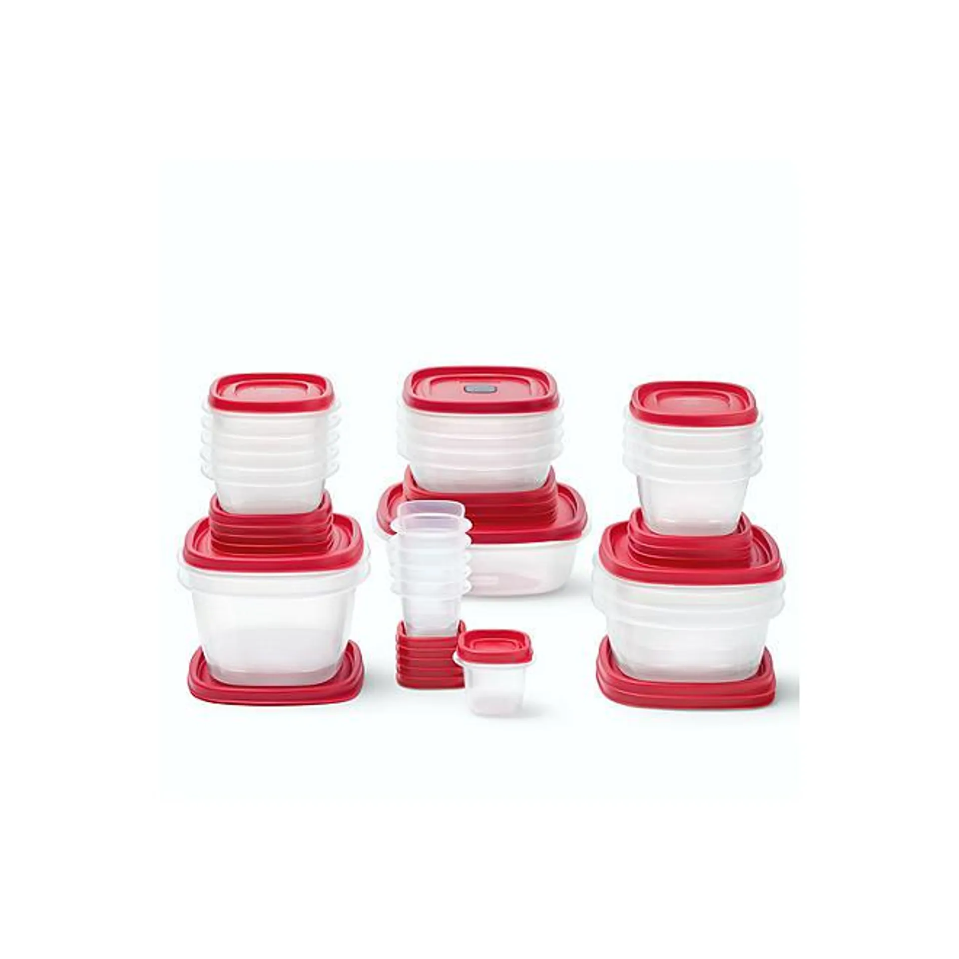 Rubbermaid 50-Piece EasyFind Lids Vented Food Storage Set