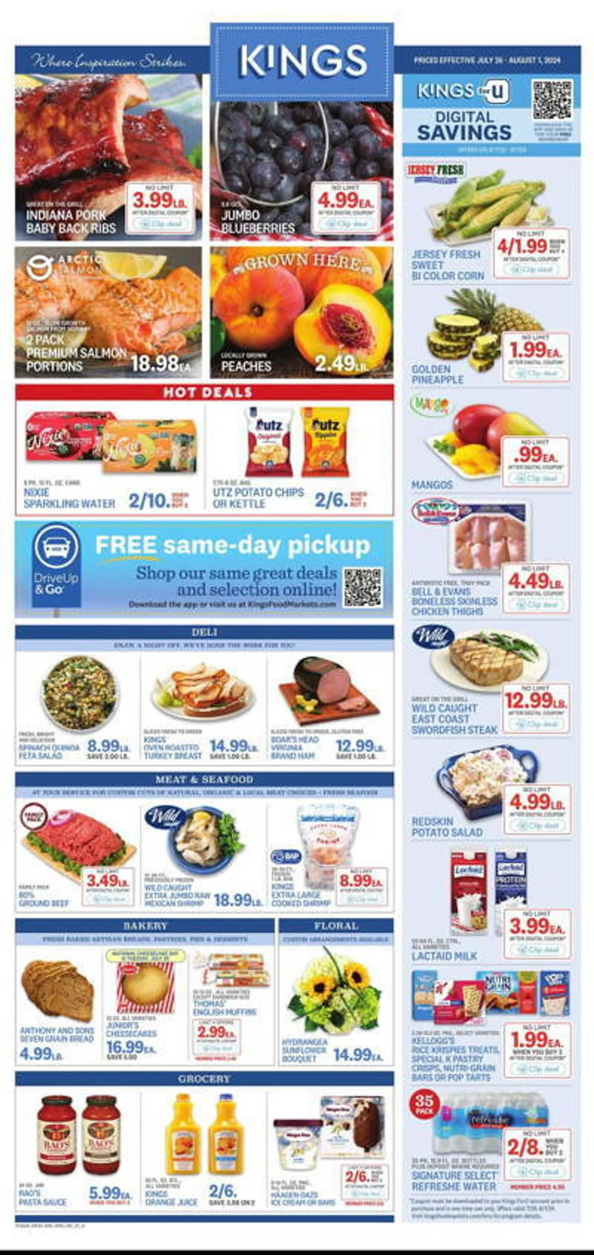 Kings Food Markets Weekly Ad - 1