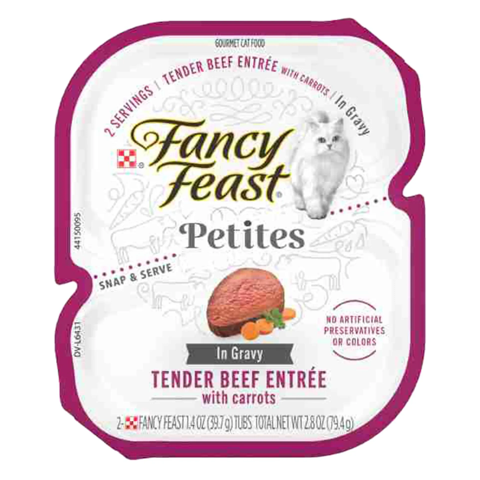 Fancy Feast® Petites in Gravy Cat Wet Food - 2.8 oz