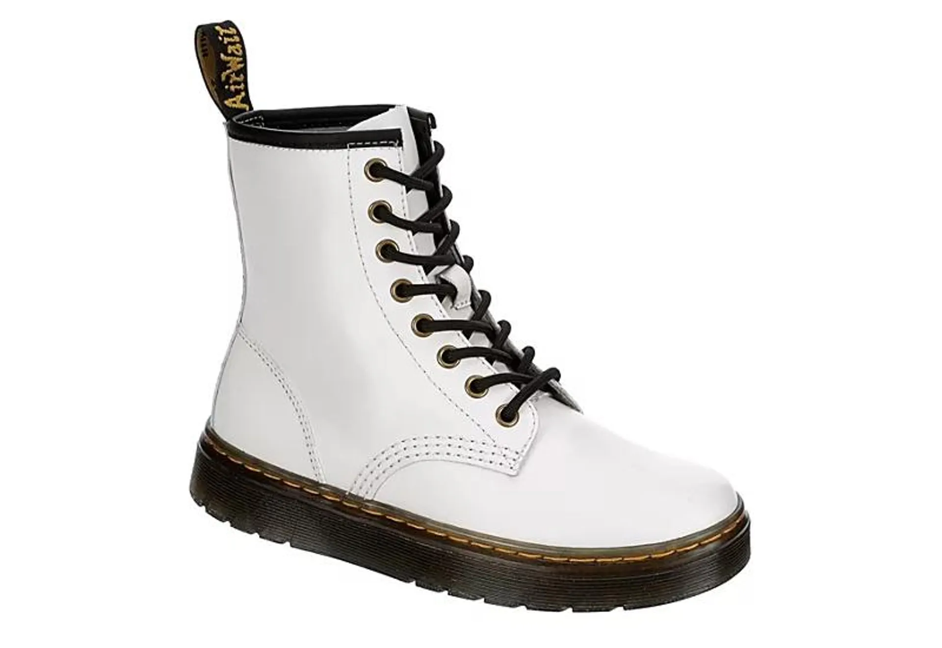 Dr.martens Womens Zavala Combat Boot - White