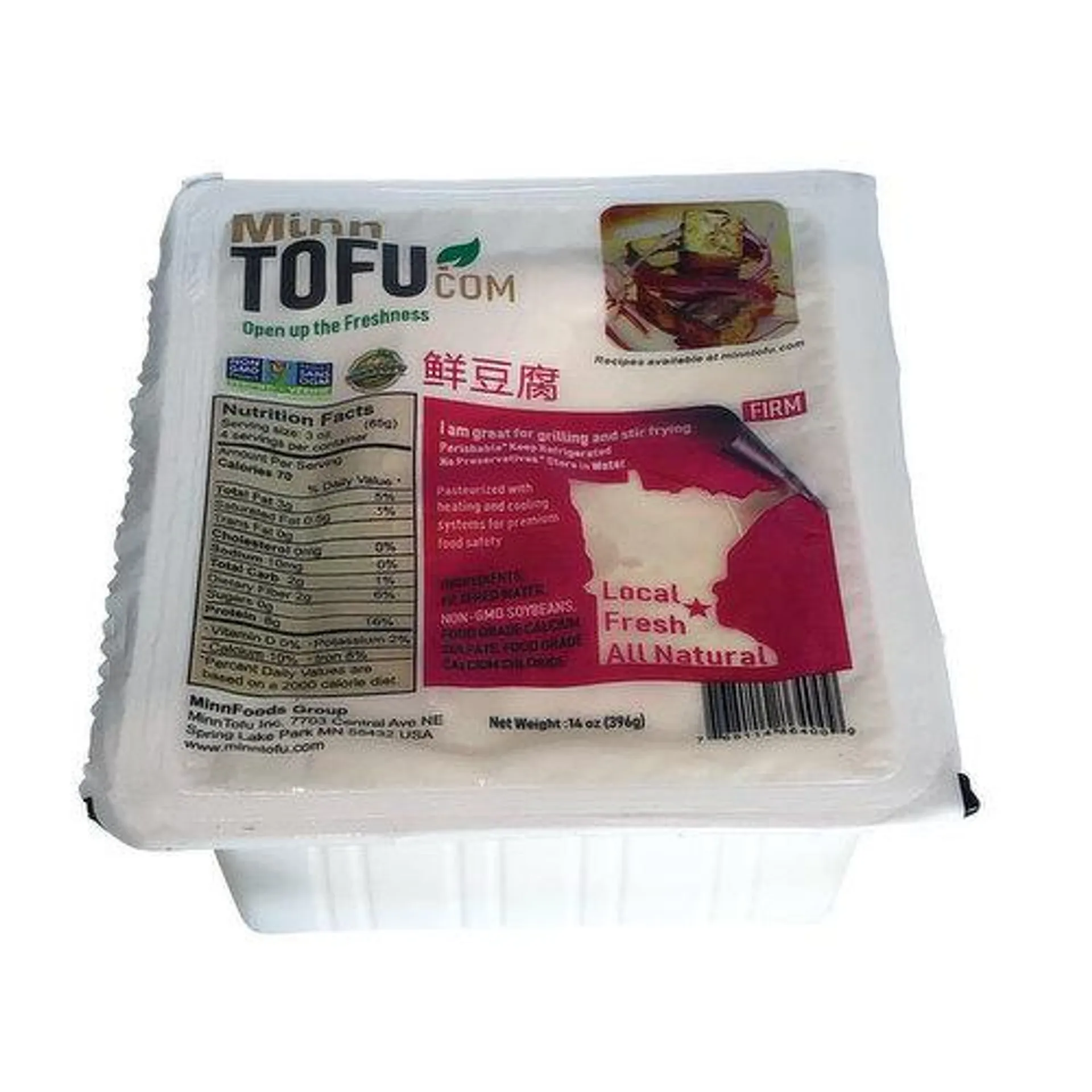 Minn Firm Tofu, 14 Ounce
