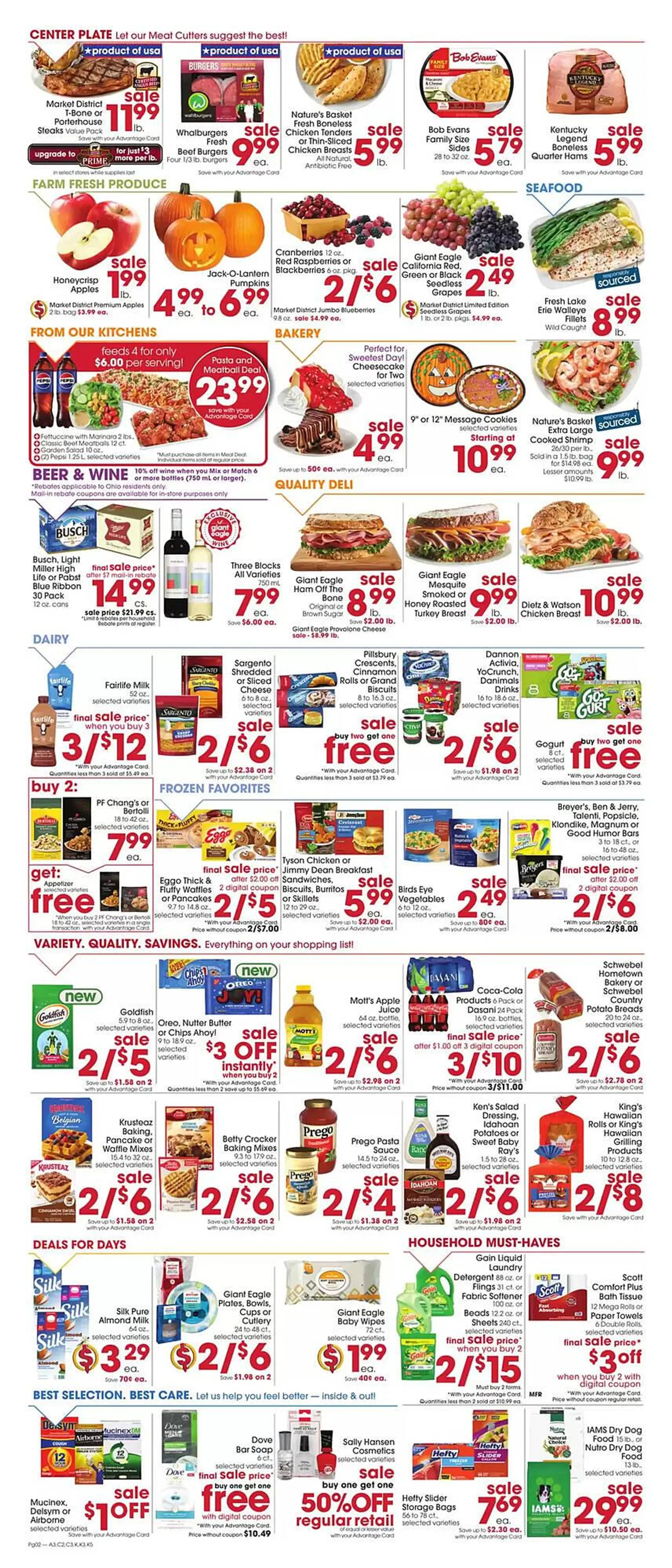 Weekly ad Giant Eagle Weekly Ad from October 17 to October 23 2024 - Page 2