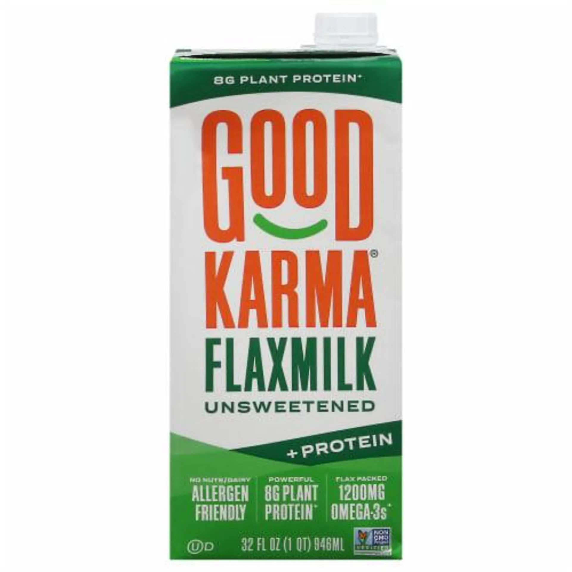 Good Karma Flax Milk Protein Unsweetened 32 FO (Pack Of 6)