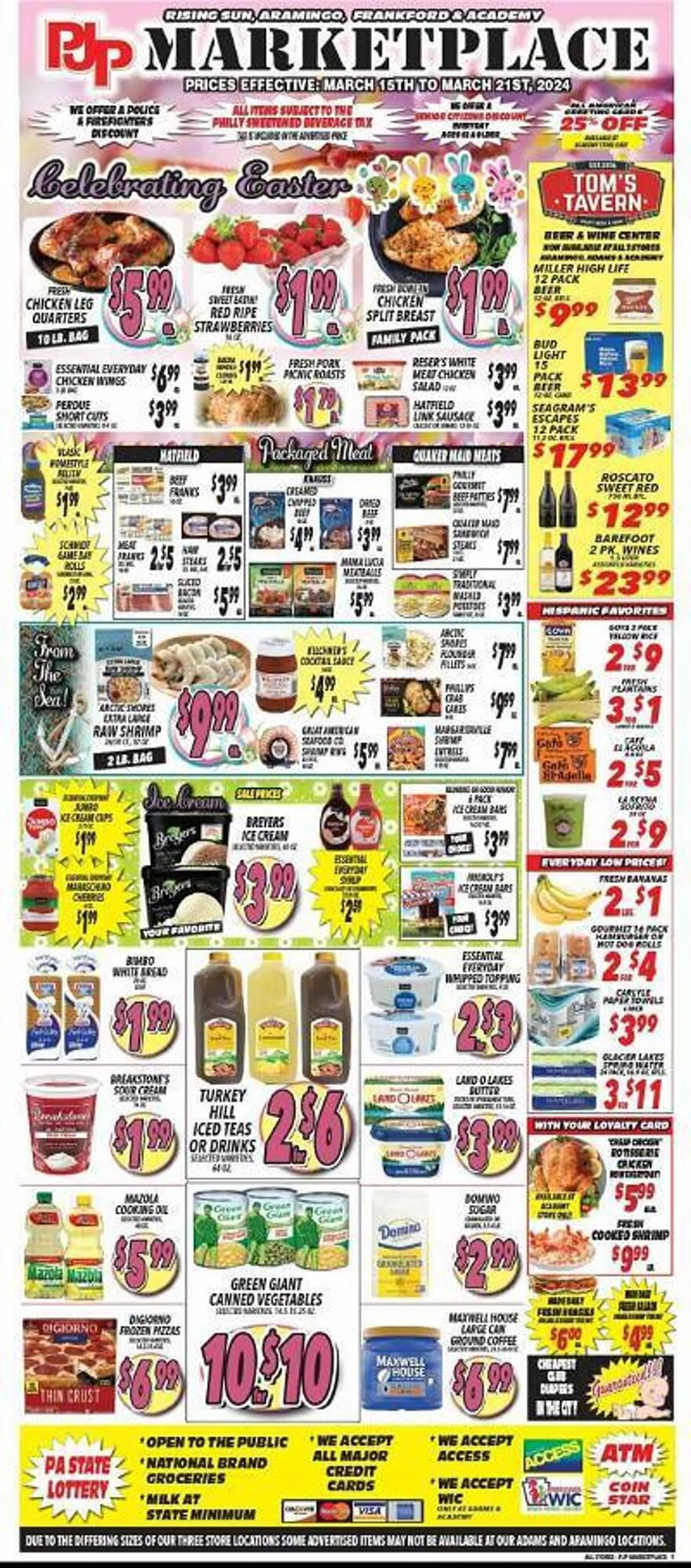 Weekly ad PJP Marketplace Weekly Ad from March 15 to March 21 2024 - Page 