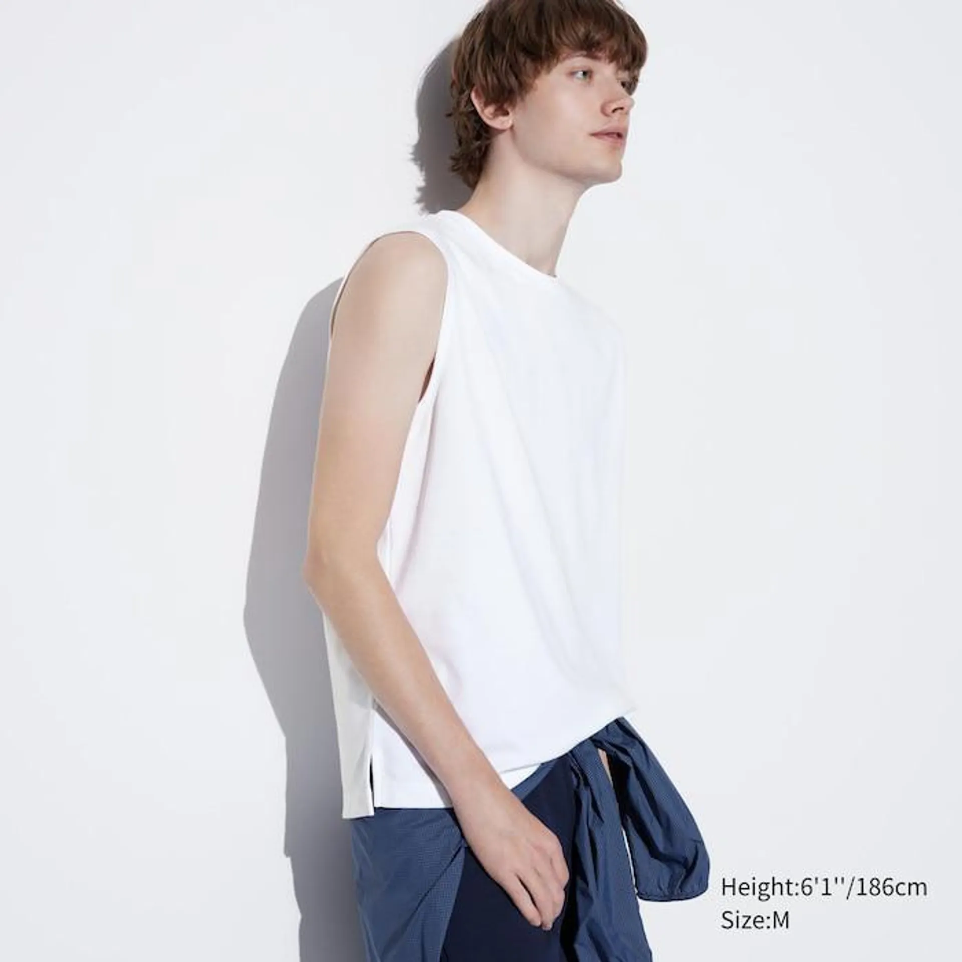 AIRism Cotton Sleeveless T-Shirt