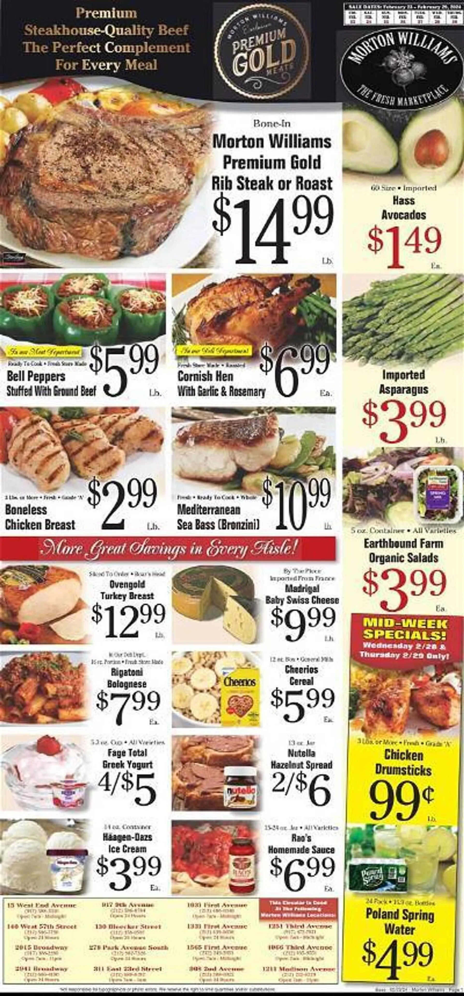 Weekly ad Morton Williams Weekly Ad from February 23 to February 29 2024 - Page 1