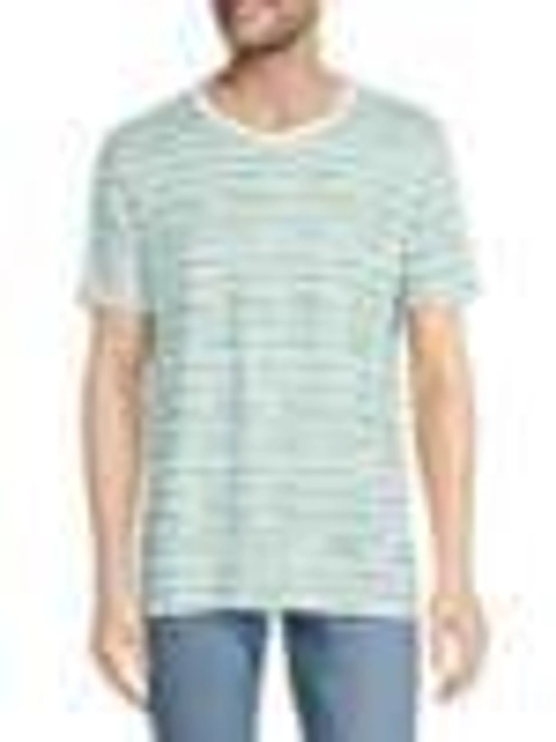 Striped Watermark Jersey Tshirt