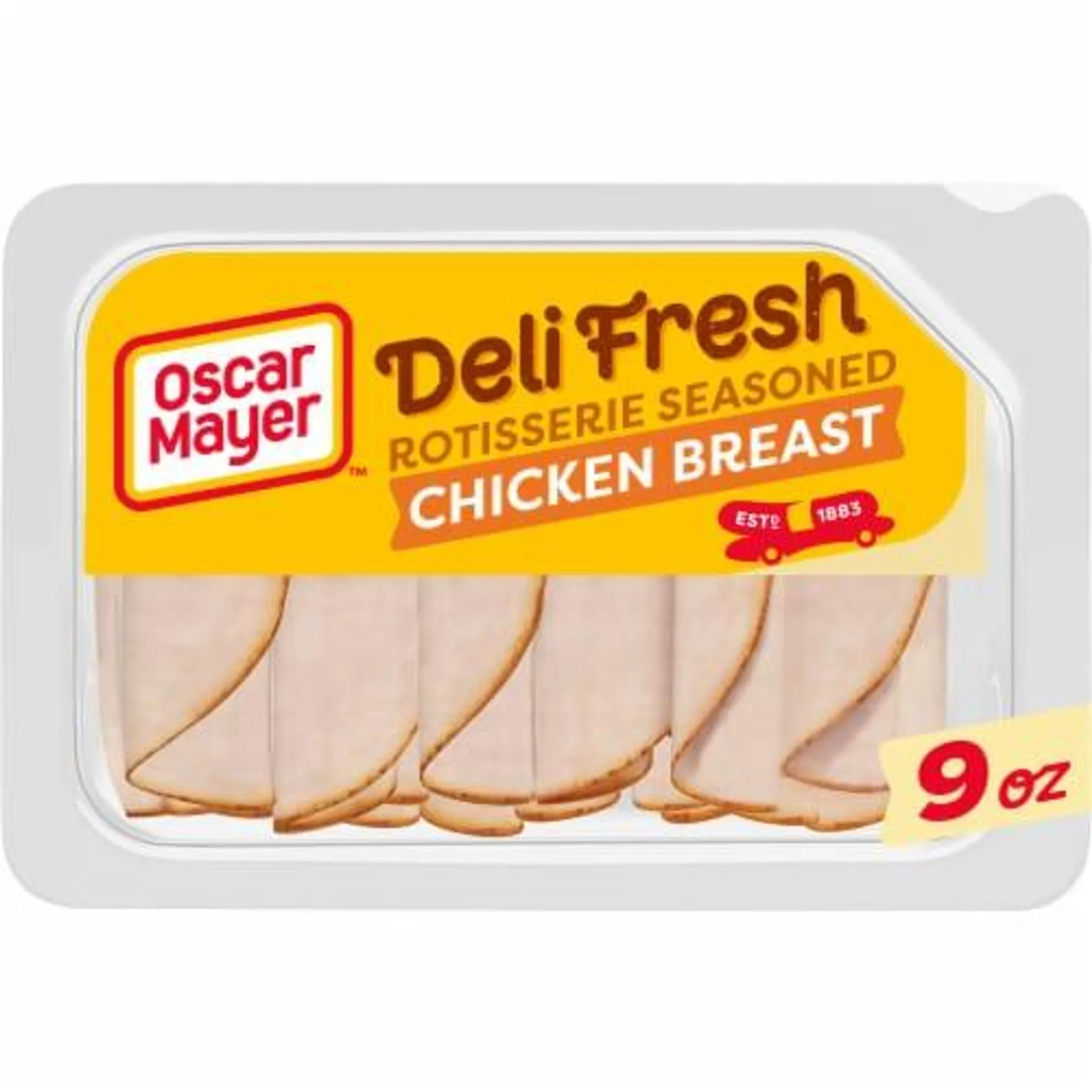 Oscar Mayer Deli Fresh Rotisserie Seasoned Chicken Breast Deli Lunch Meat