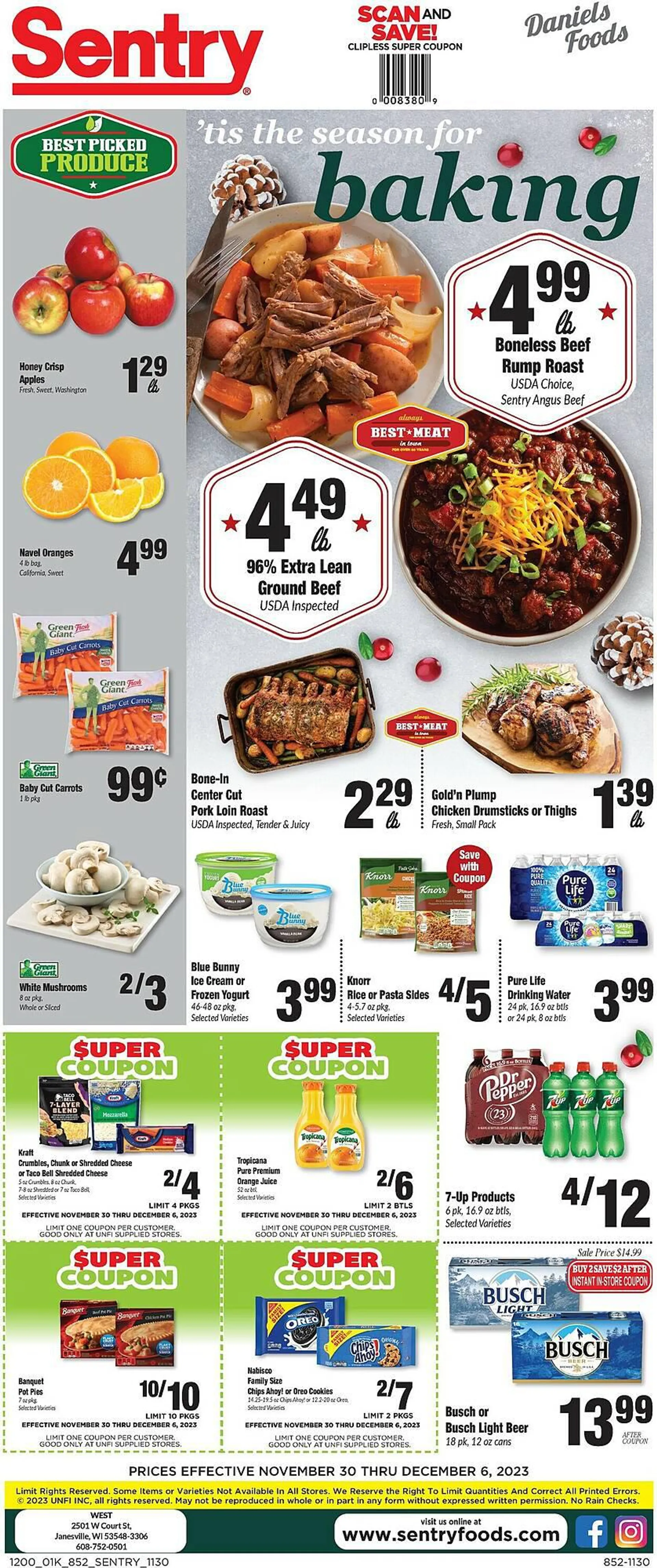 Sentry Weekly Ad