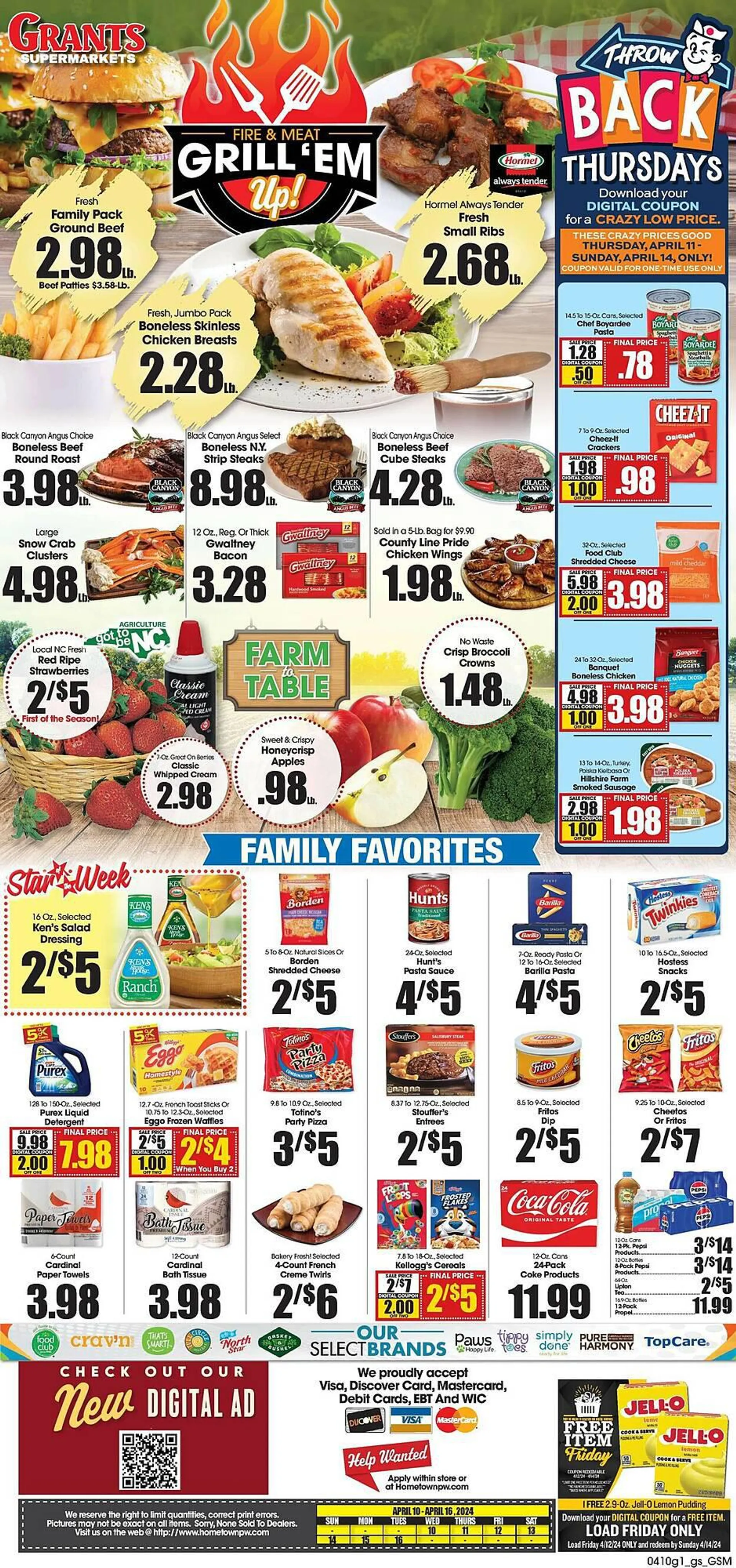 Weekly ad Grants Supermarket Weekly Ad from April 10 to April 16 2024 - Page 