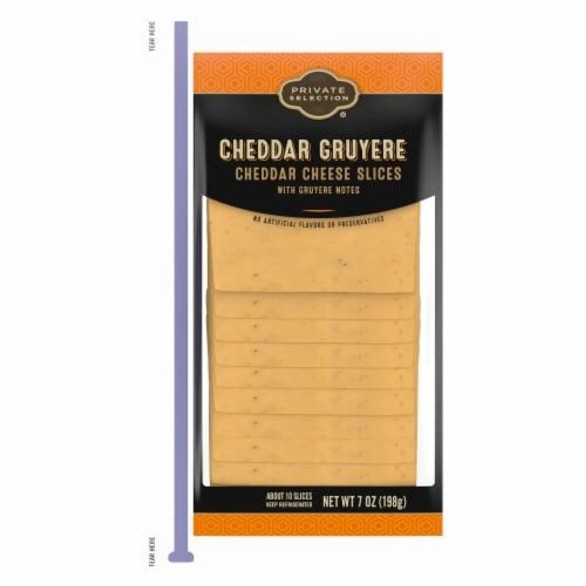 Private Selection® Gruyere Cheddar Cheese Slices