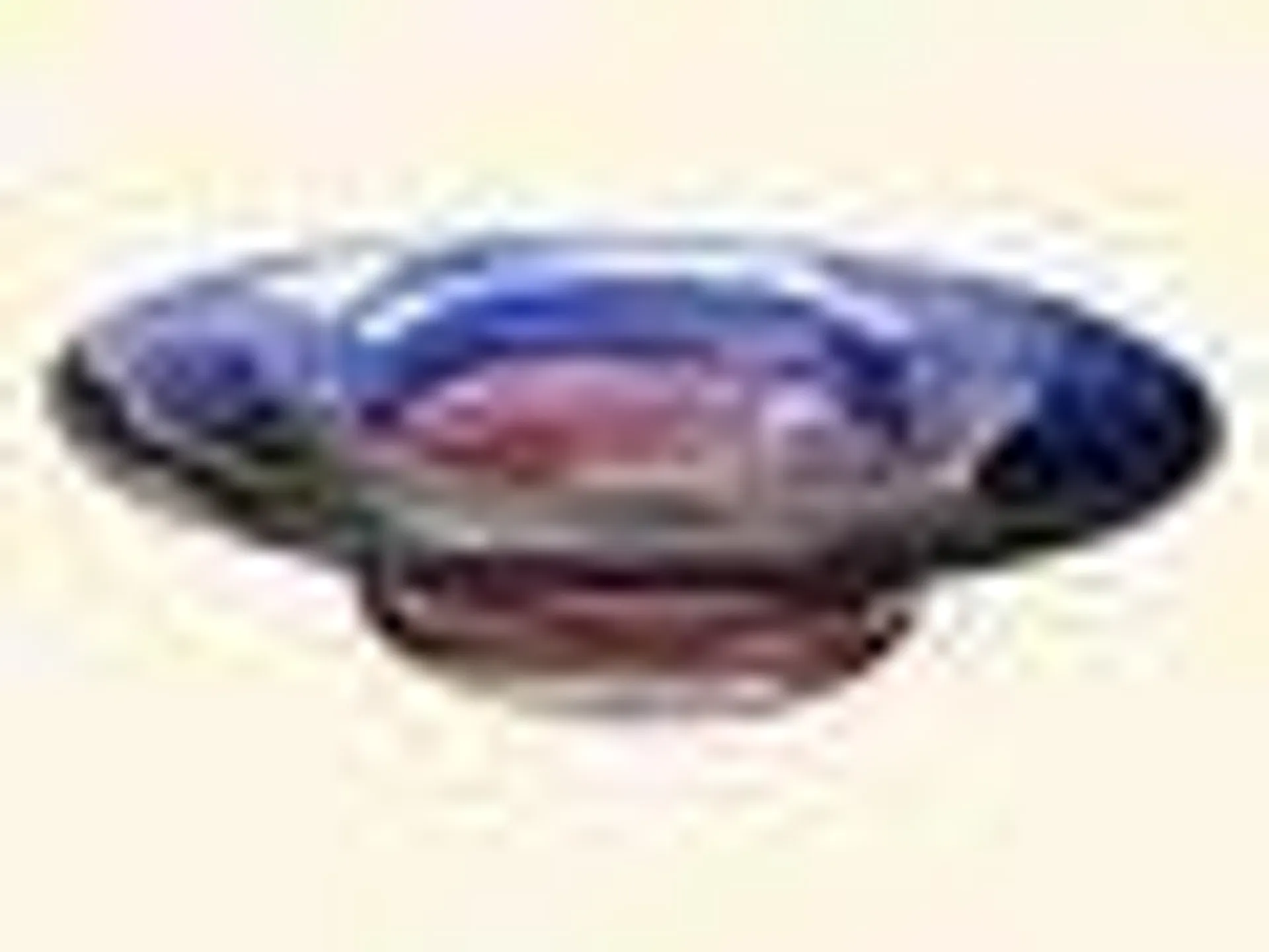 Blue Murano Glass Centerpiece