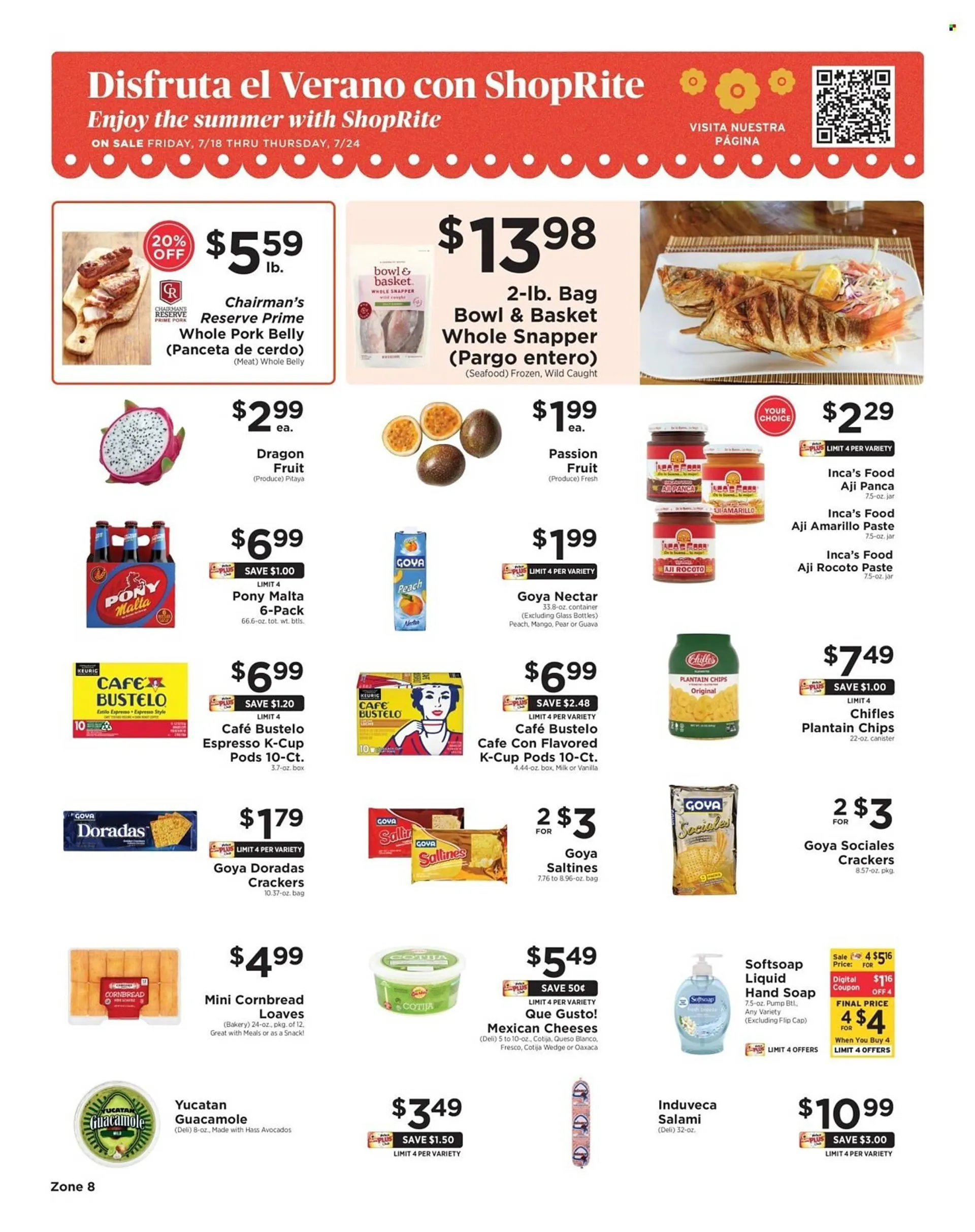 Weekly ad ShopRite Weekly Ad from July 18 to July 24 2025 - Page 1