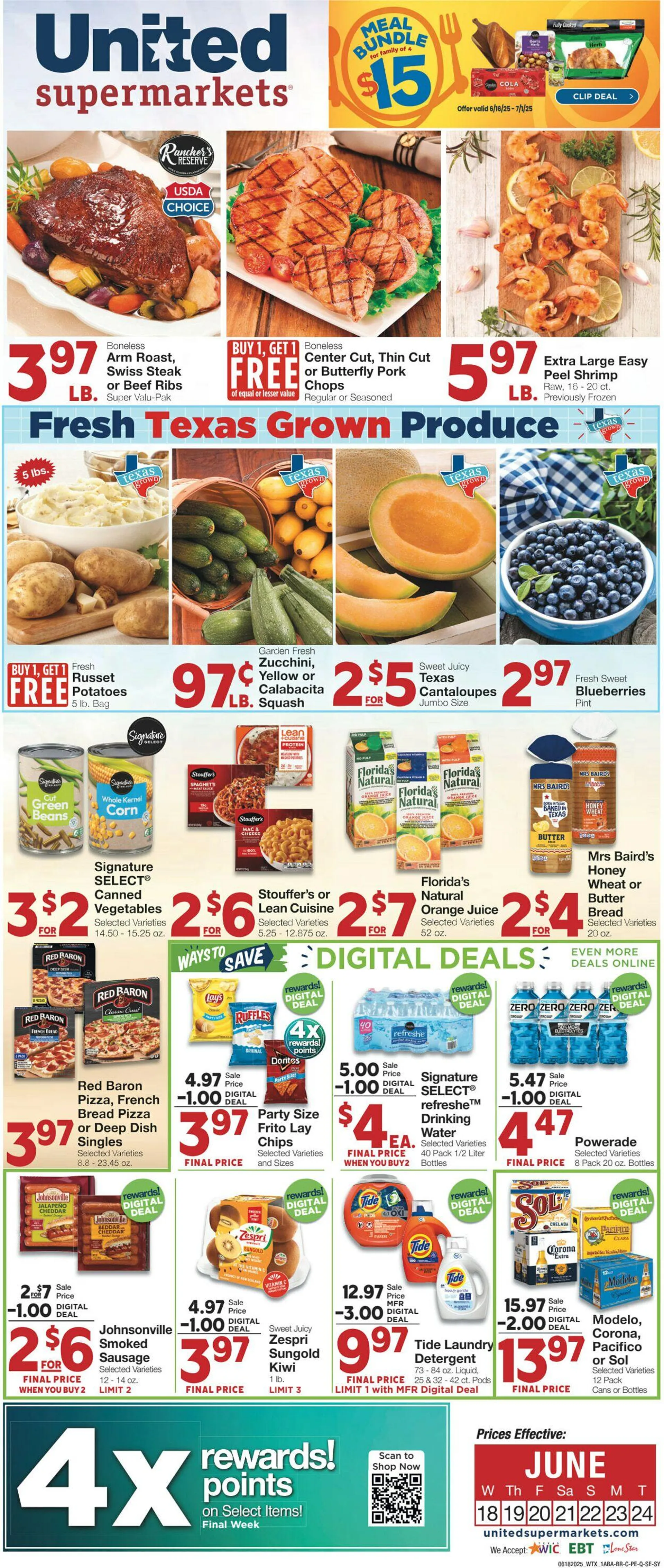 Weekly ad United Supermarkets Current weekly ad from June 17 to June 24 2025 - Page 1