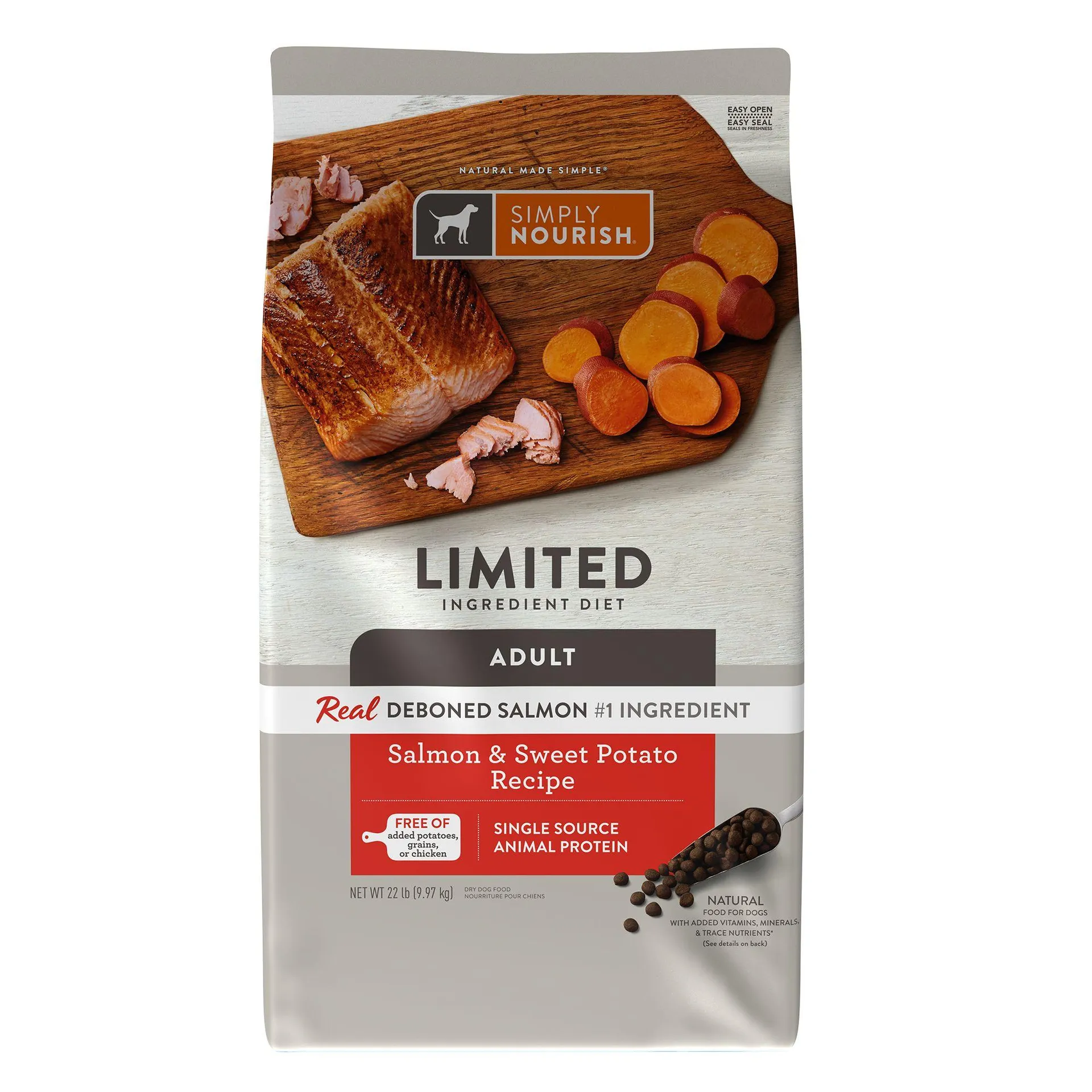 Simply Nourish® Limited Ingredient Diet Adult Dry Dog Food - Salmon & Sweet Potato