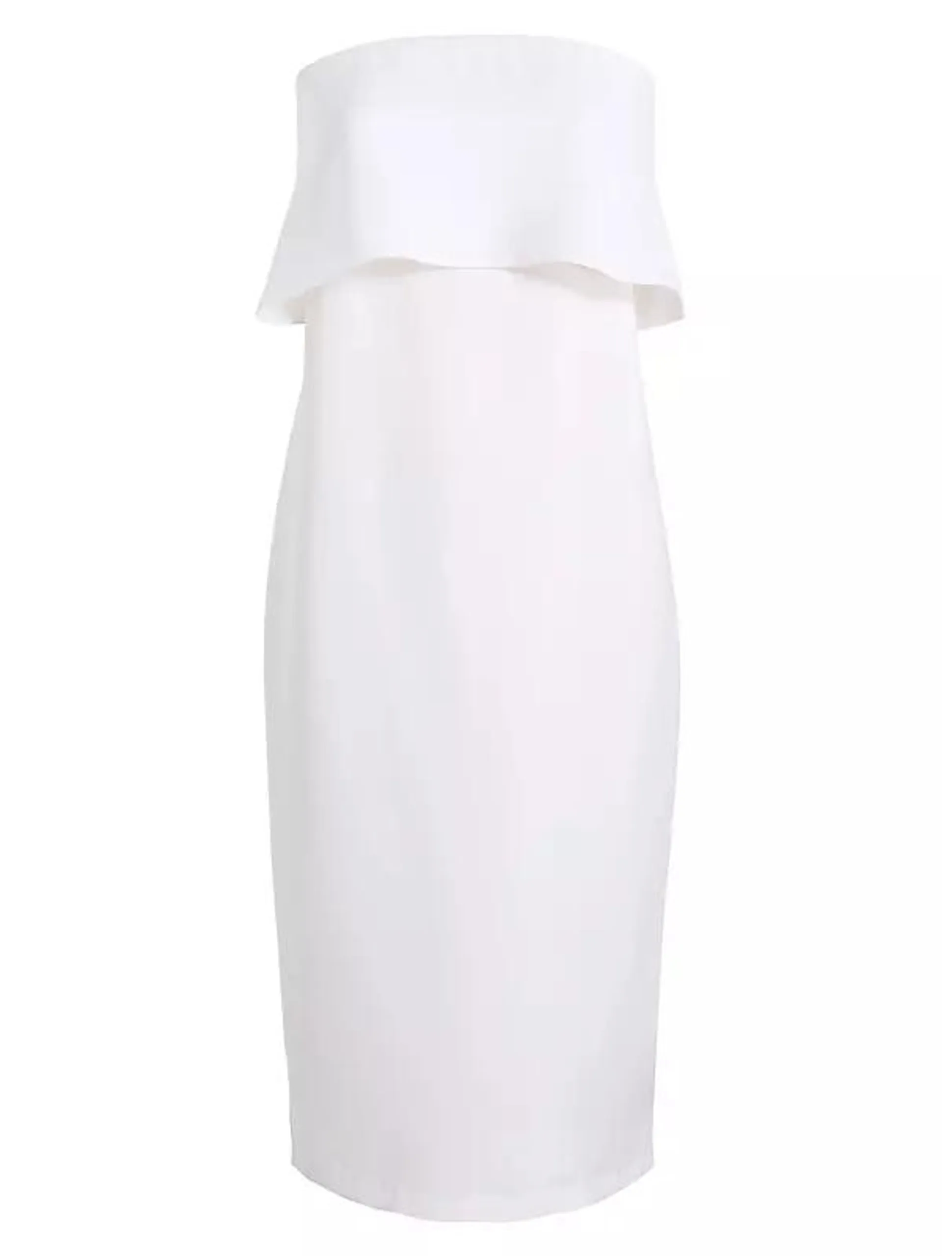 Chloe Strapless Cape Dress