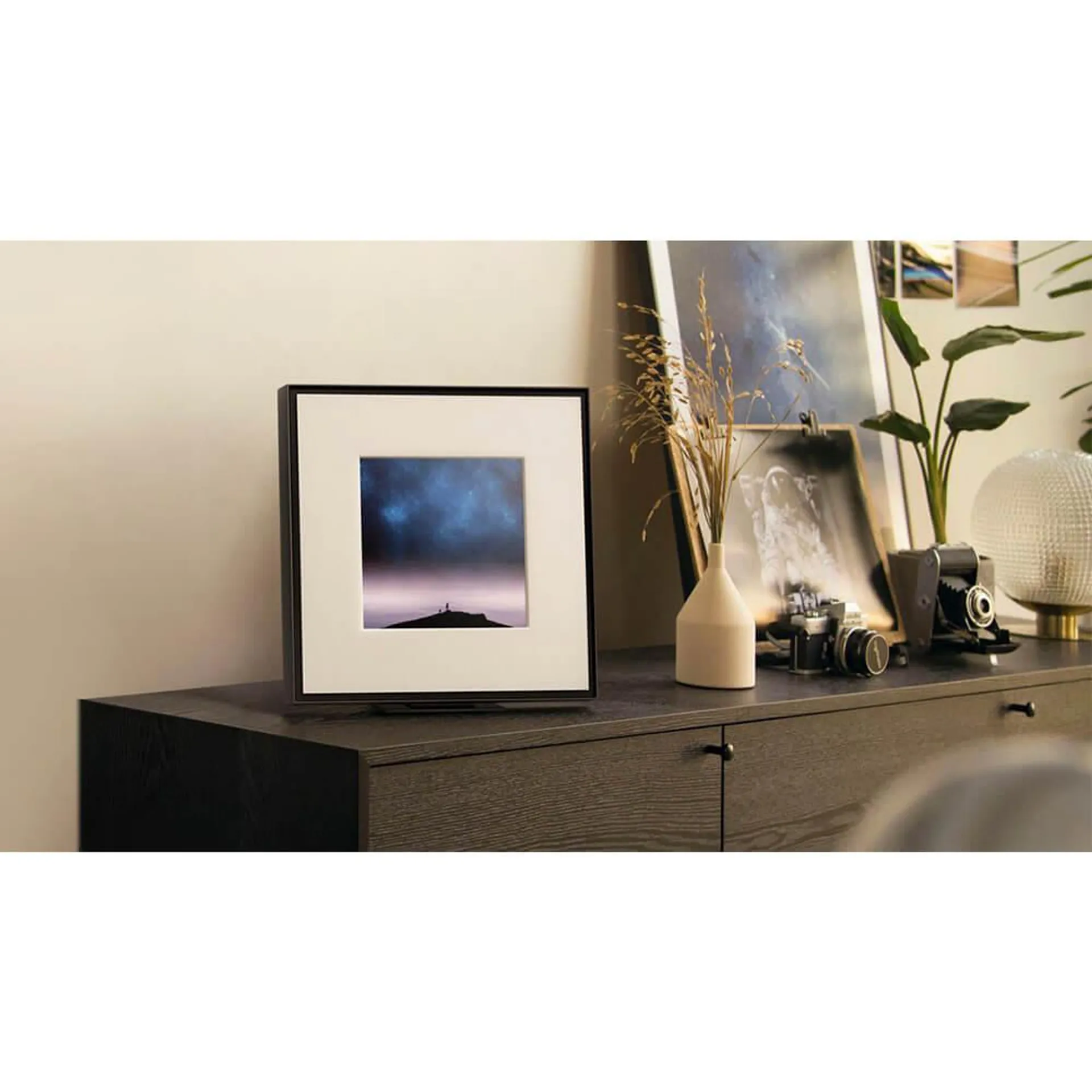 Music Frame Dolby Atmos Picture Frame/Smart Speaker - Black