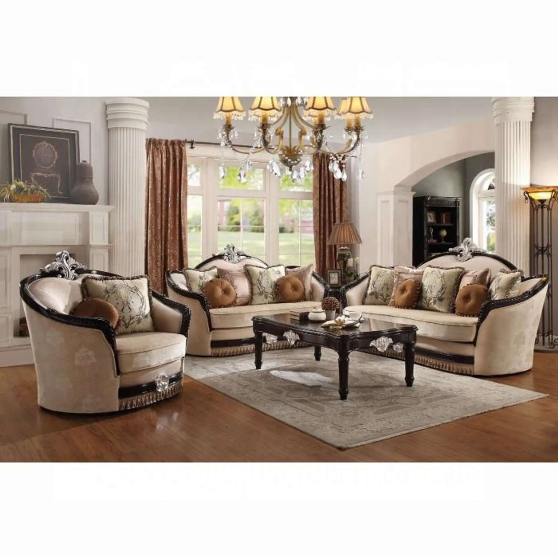 Ernestine Sofa W/7 Pillows