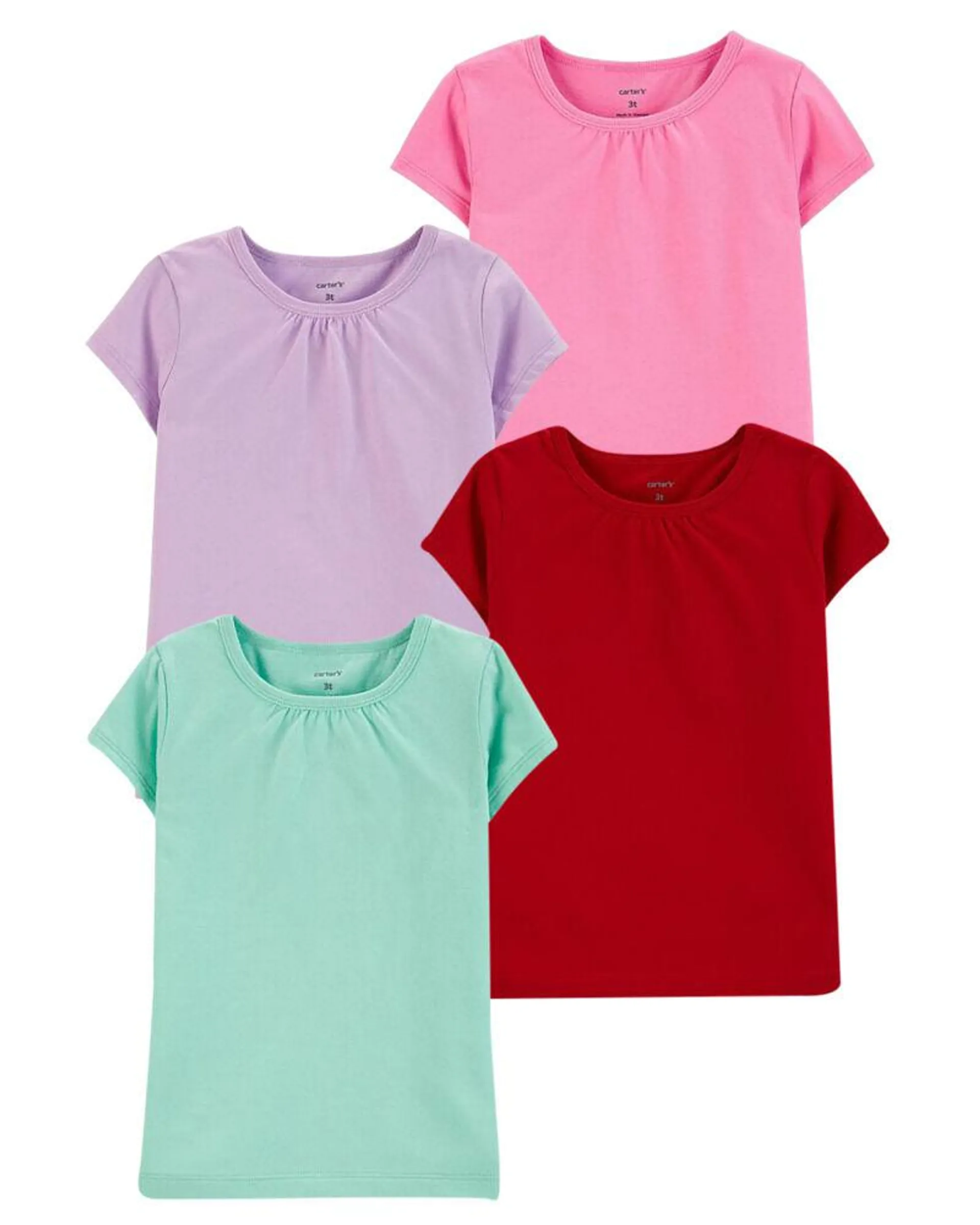 Baby 4-Pack Basic Cotton Tees