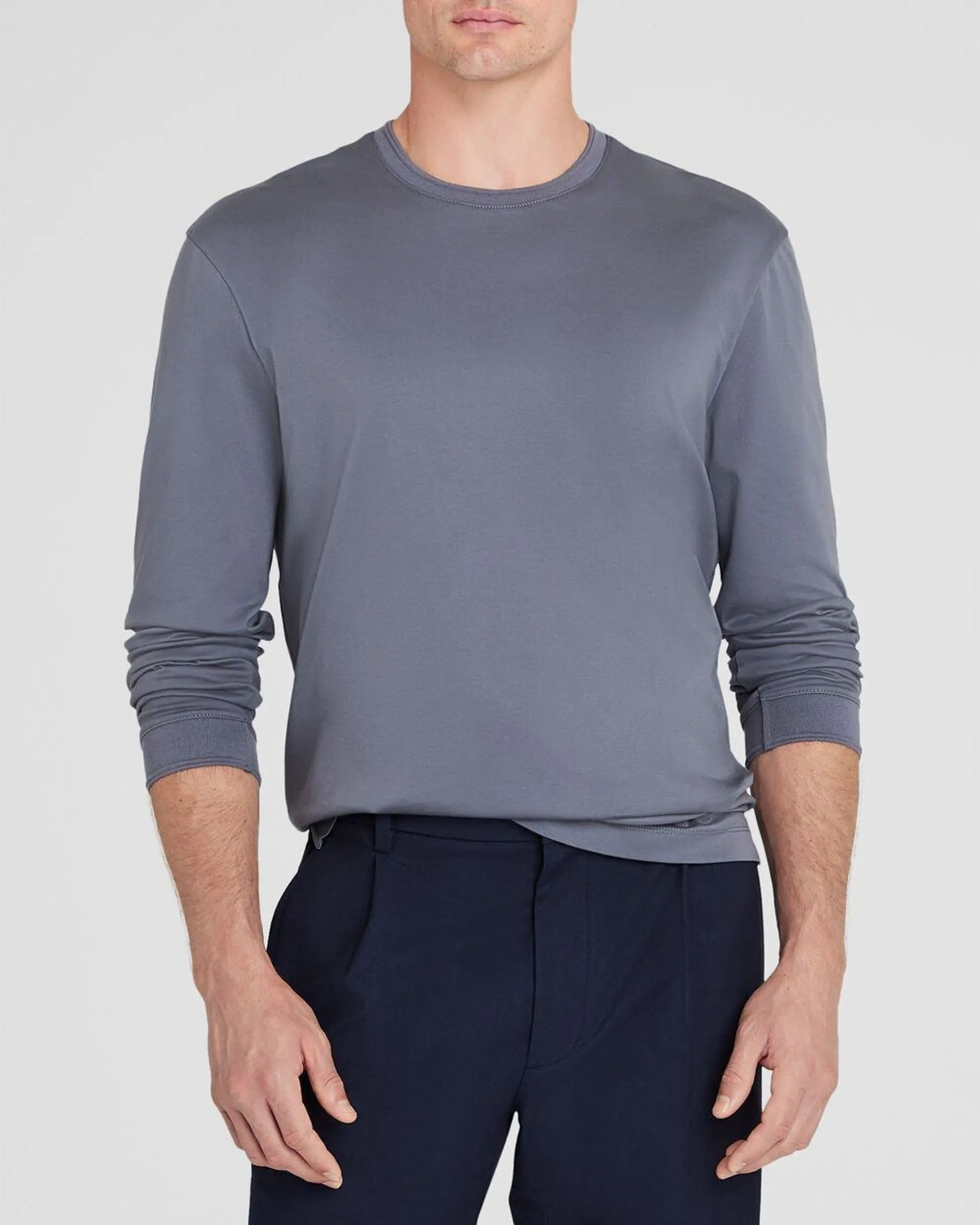 Long-Sleeve Refined Crew Tee