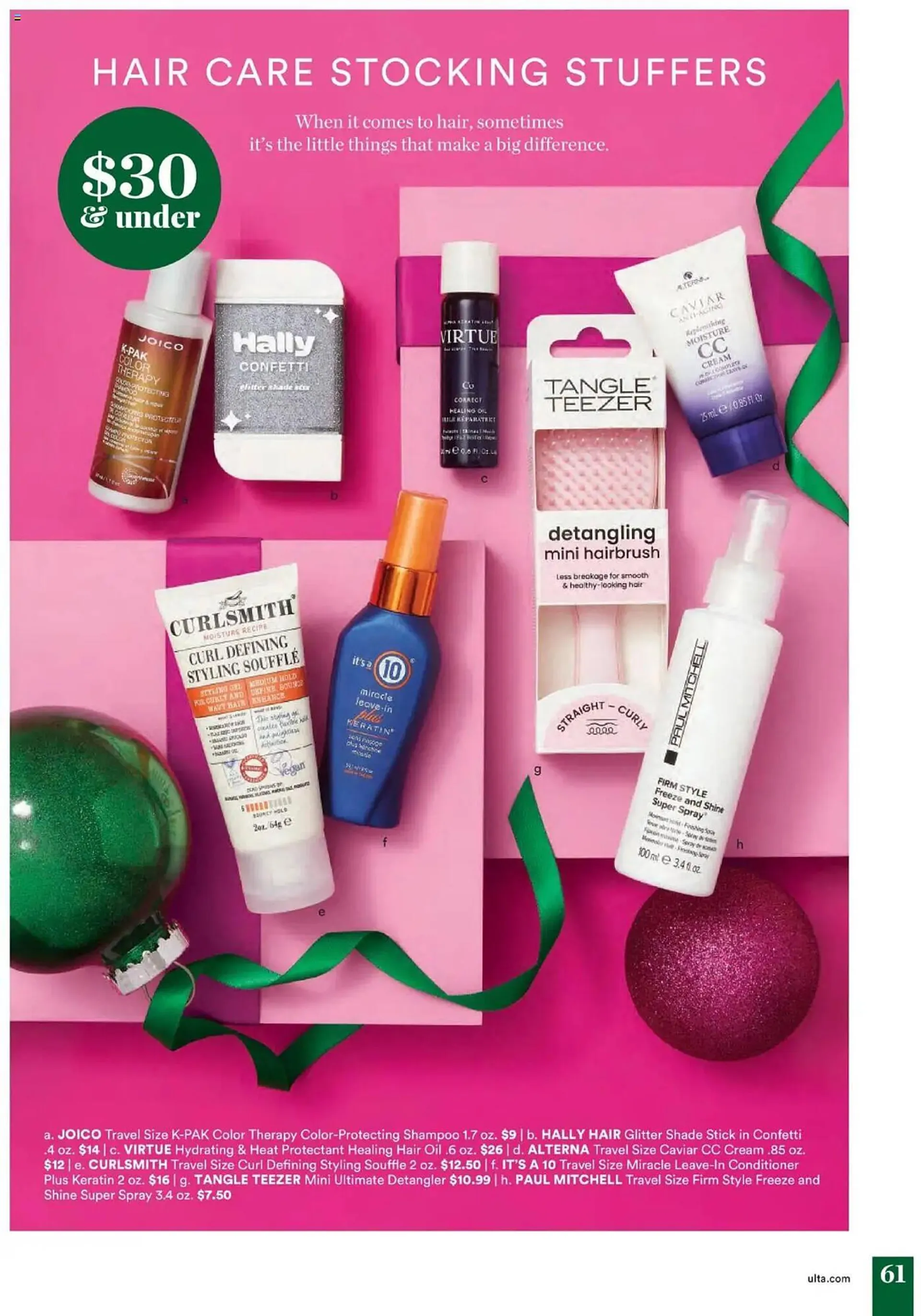 Weekly ad Ulta Beauty Weekly Ad from November 24 to December 24 2024 - Page 61