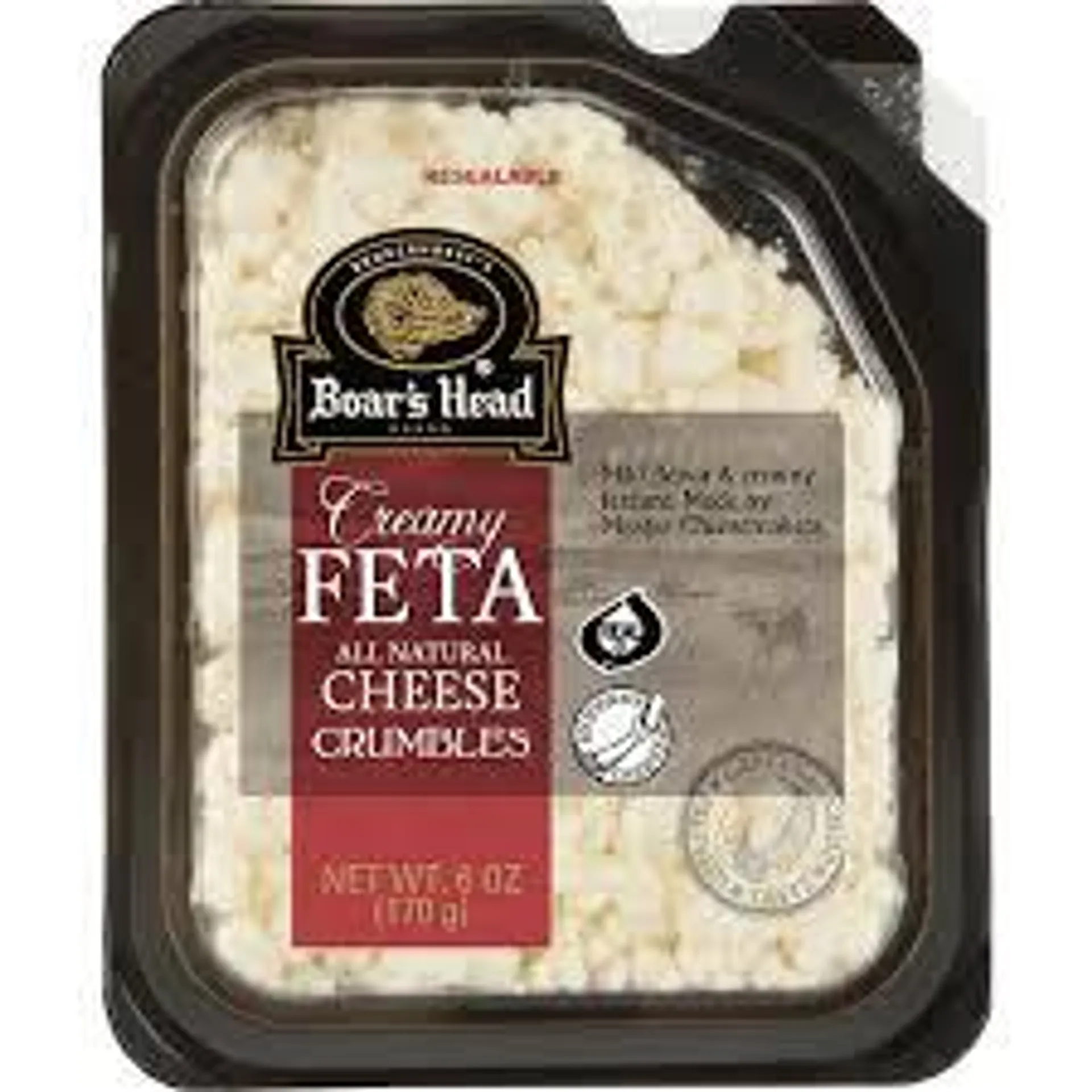 Boar's Head - Crumbled Feta Cheese 6 Oz