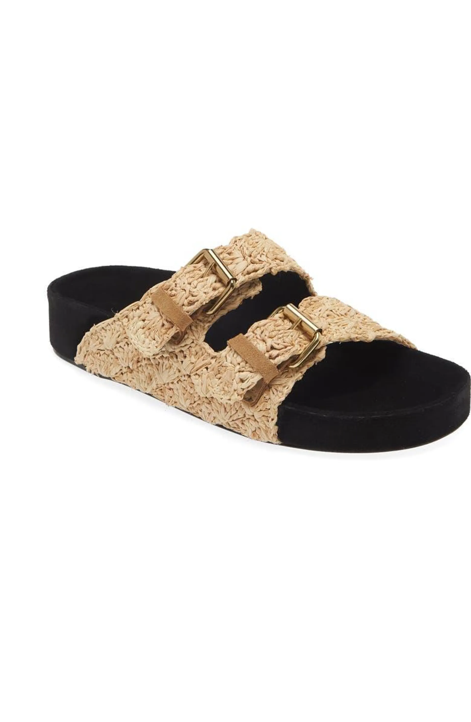 Lennyo Raffia Slide Sandal (Women)