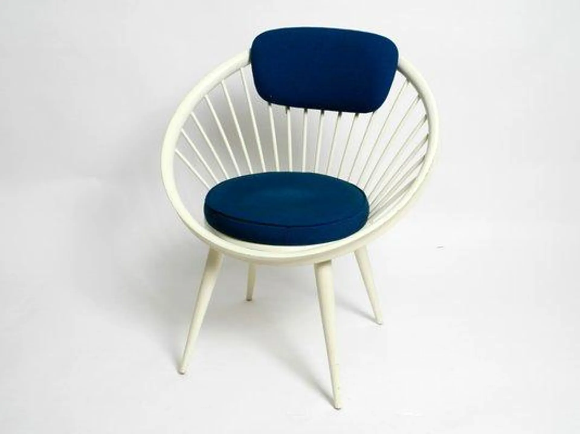 Vintage Circle Chair by Yngve Ekström for Swedese, 1950s