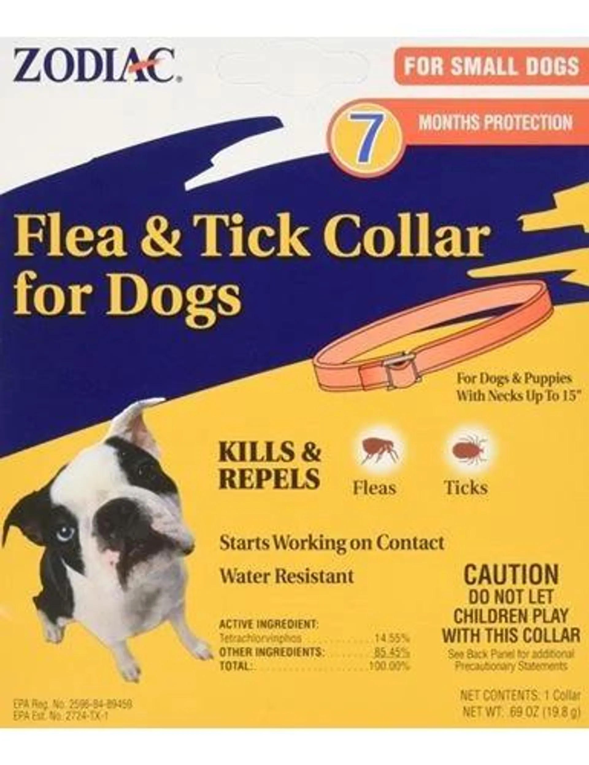 Zodiac Flea and Tick Collar for Small Dogs