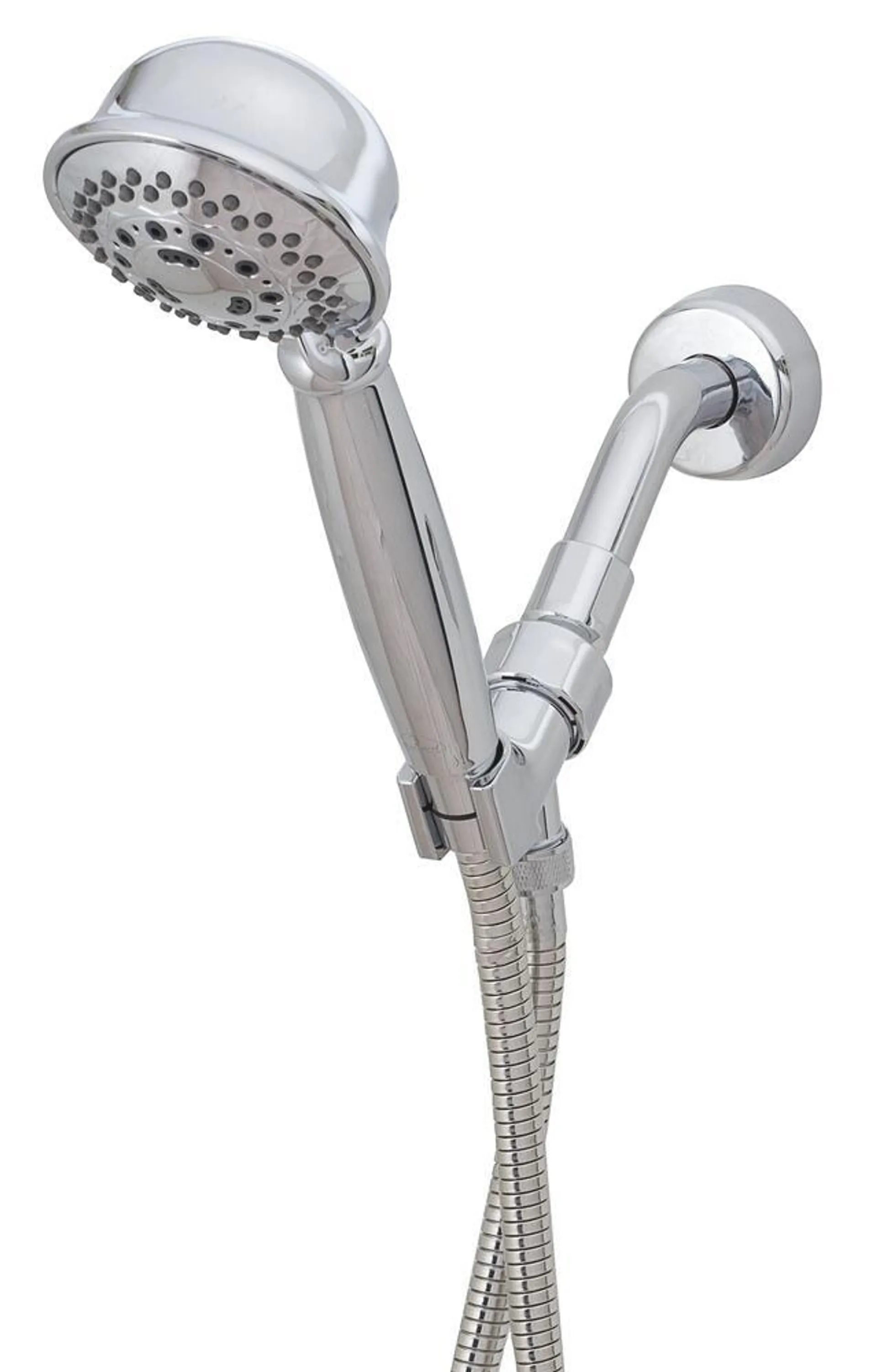 Whedon Champagne Massage II;™ 5-Spray Setting Chrome Handheld Showerhead