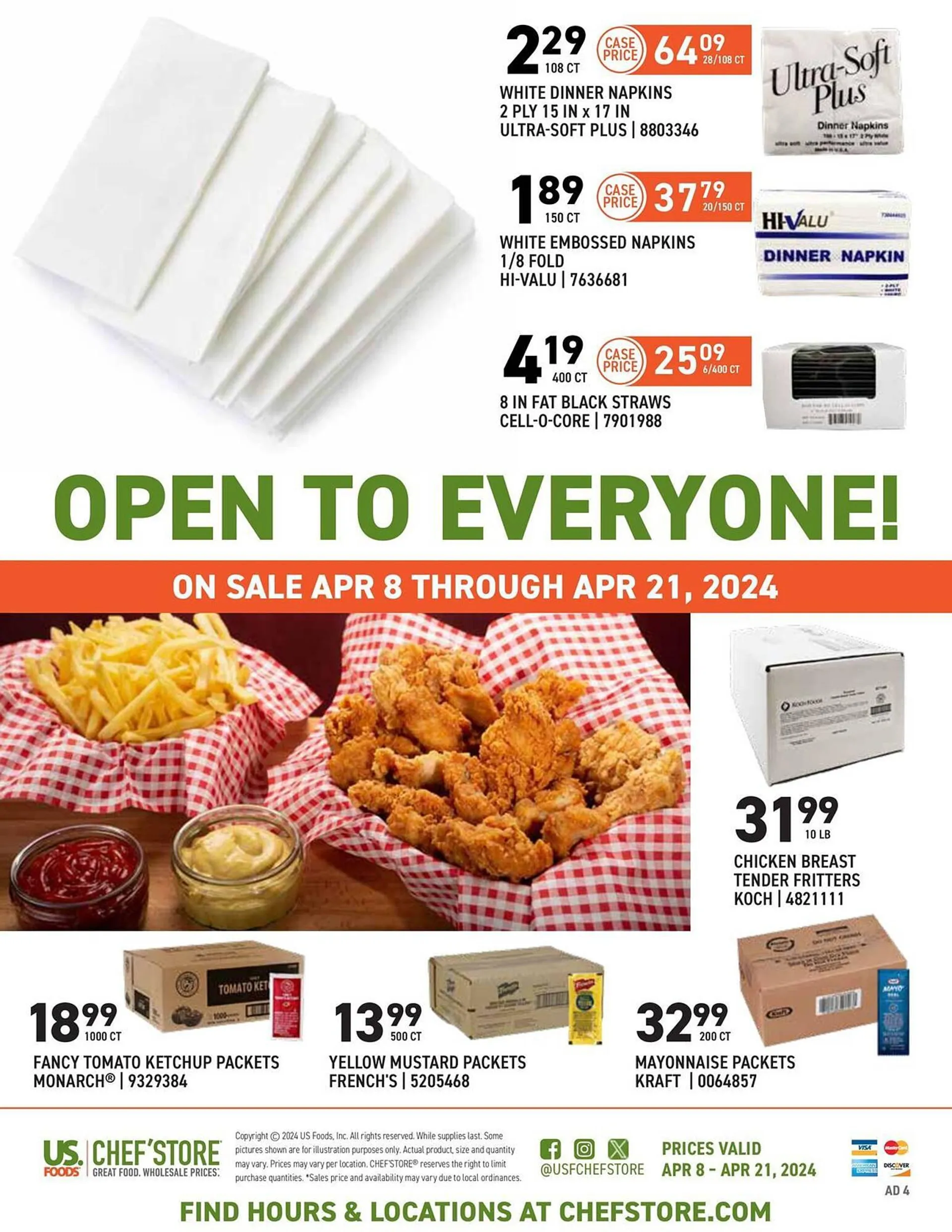Weekly ad US Foods Chef's Store Weekly Ad from April 8 to April 21 2024 - Page 4