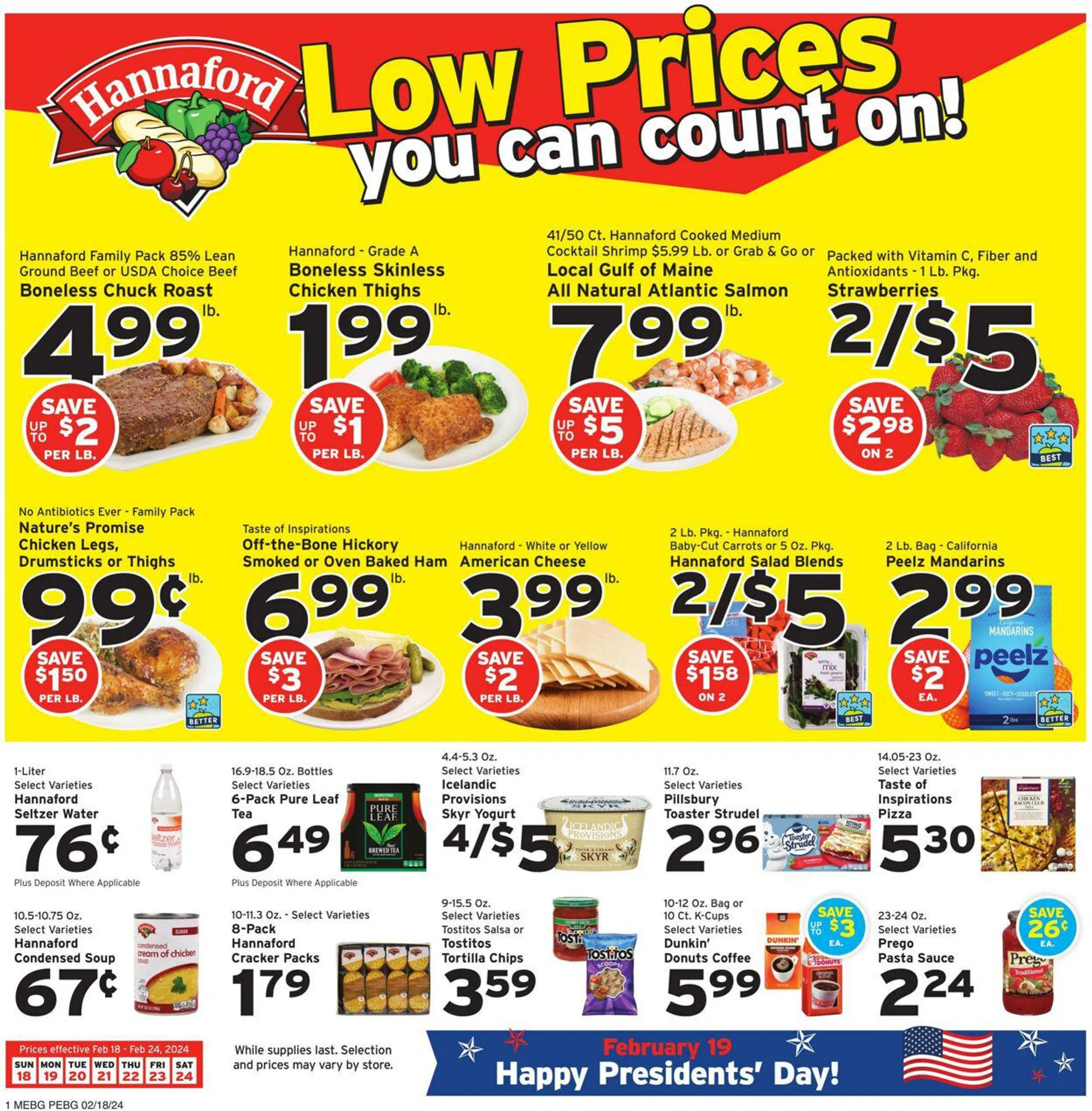 Weekly ad Hannaford Current weekly ad from February 18 to February 24 2024 - Page 