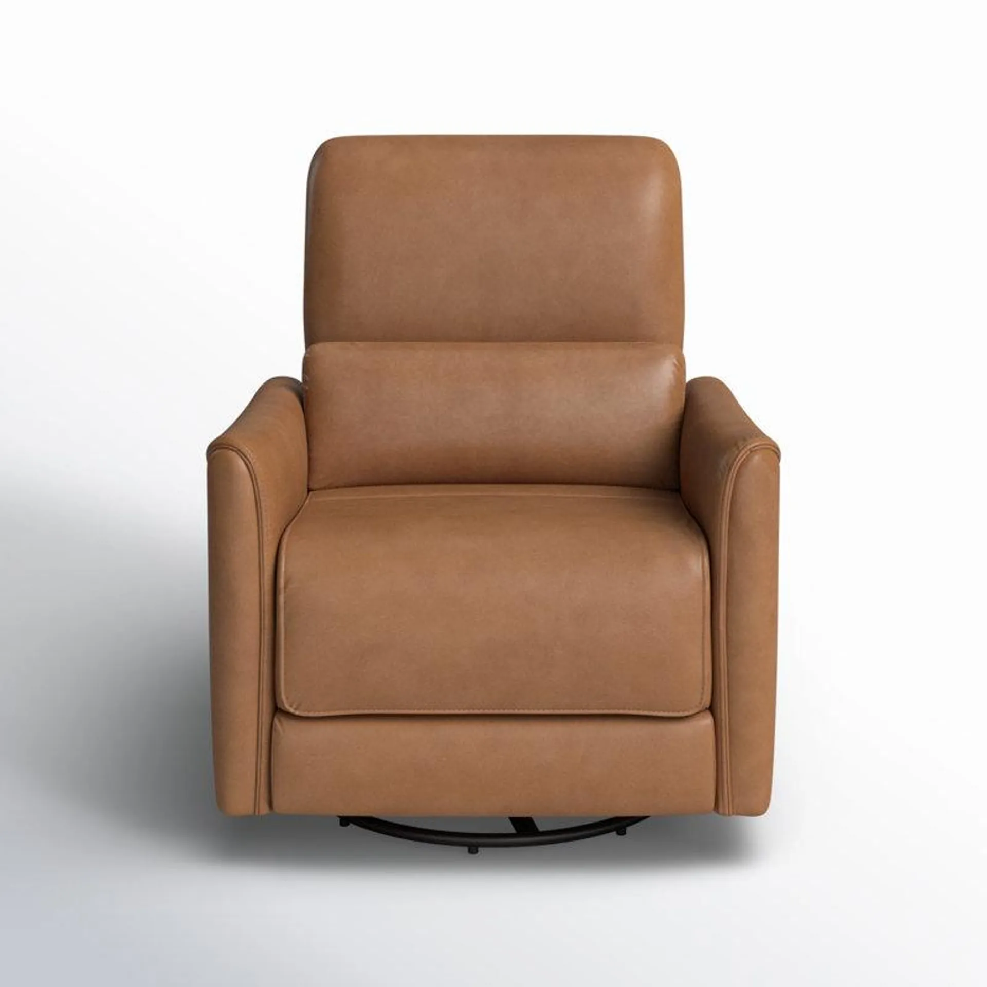 Santo Genuine Leather Swivel Power Recliner