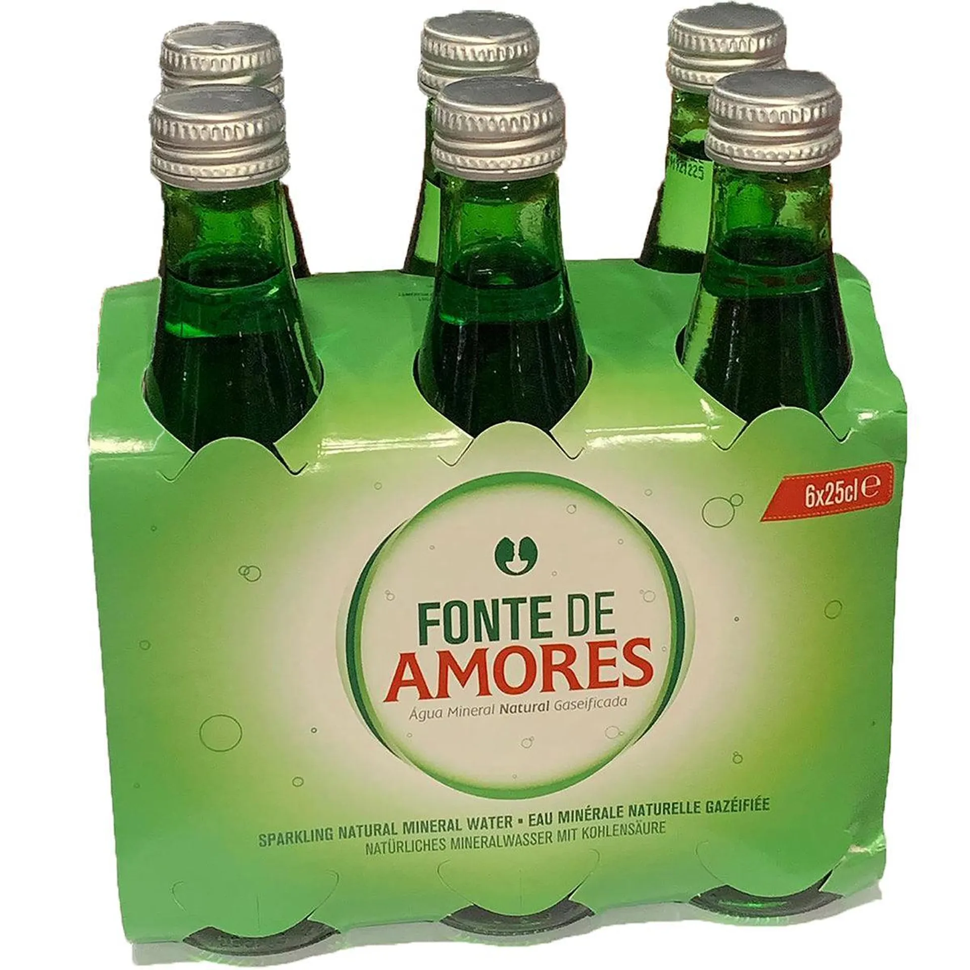 Fonte De Amores Agua c/Gas 4x6x250ml