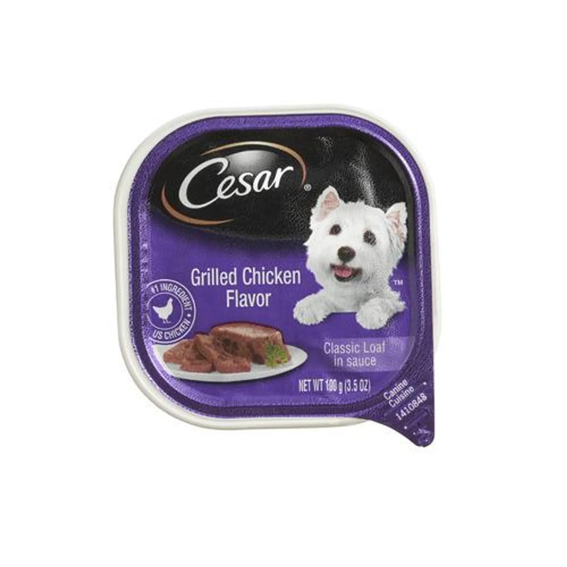 Cesar® grilled chicken wet dog food