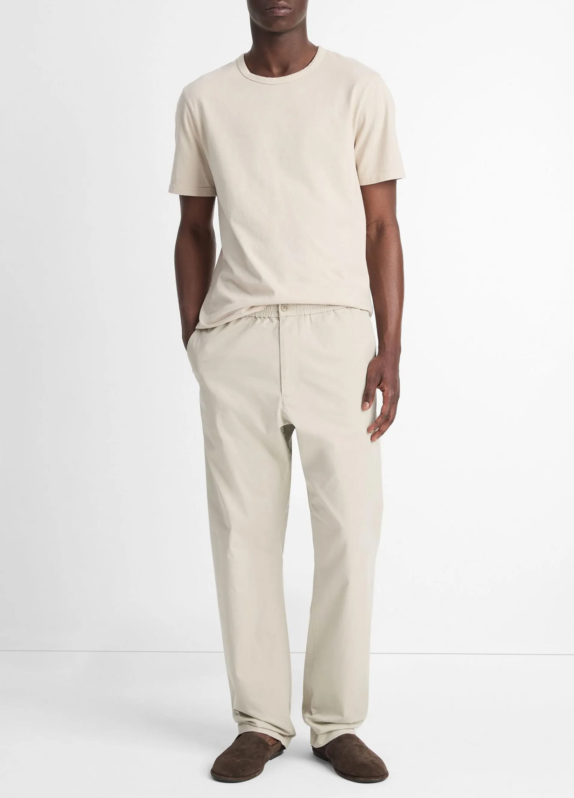 Cotton-Blend Louie Beach Pant