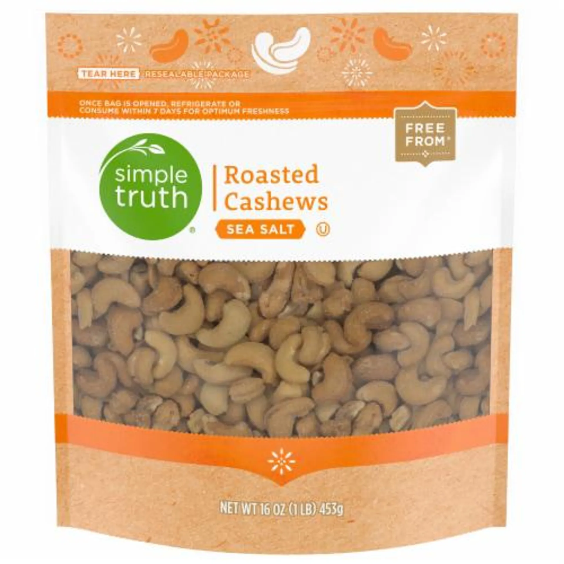 Simple Truth® Sea Salt Roasted Cashew Nuts