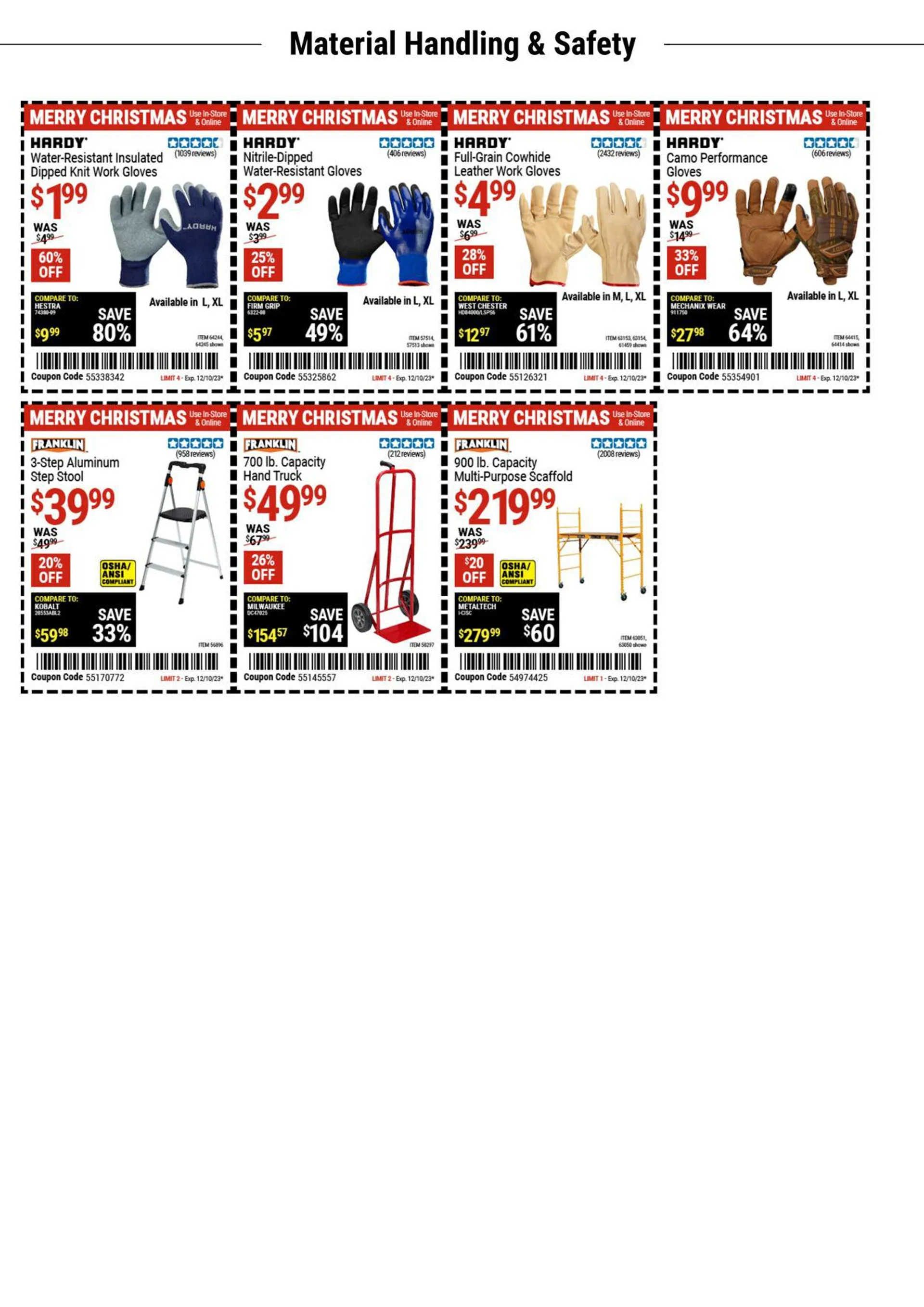 Weekly ad Harbor Freight from December 5 to December 18 2023 - Page 7