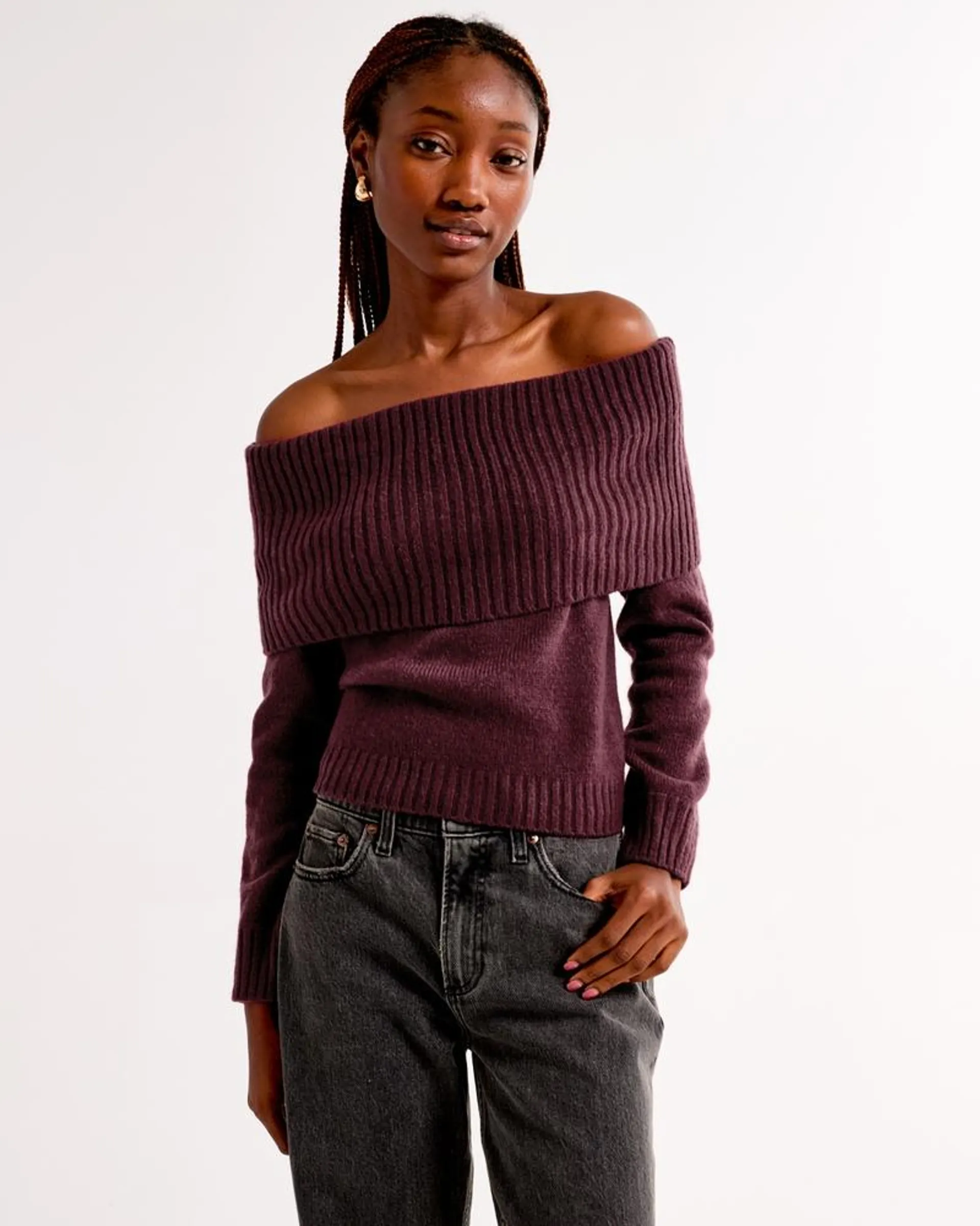 Off-The-Shoulder Sweater