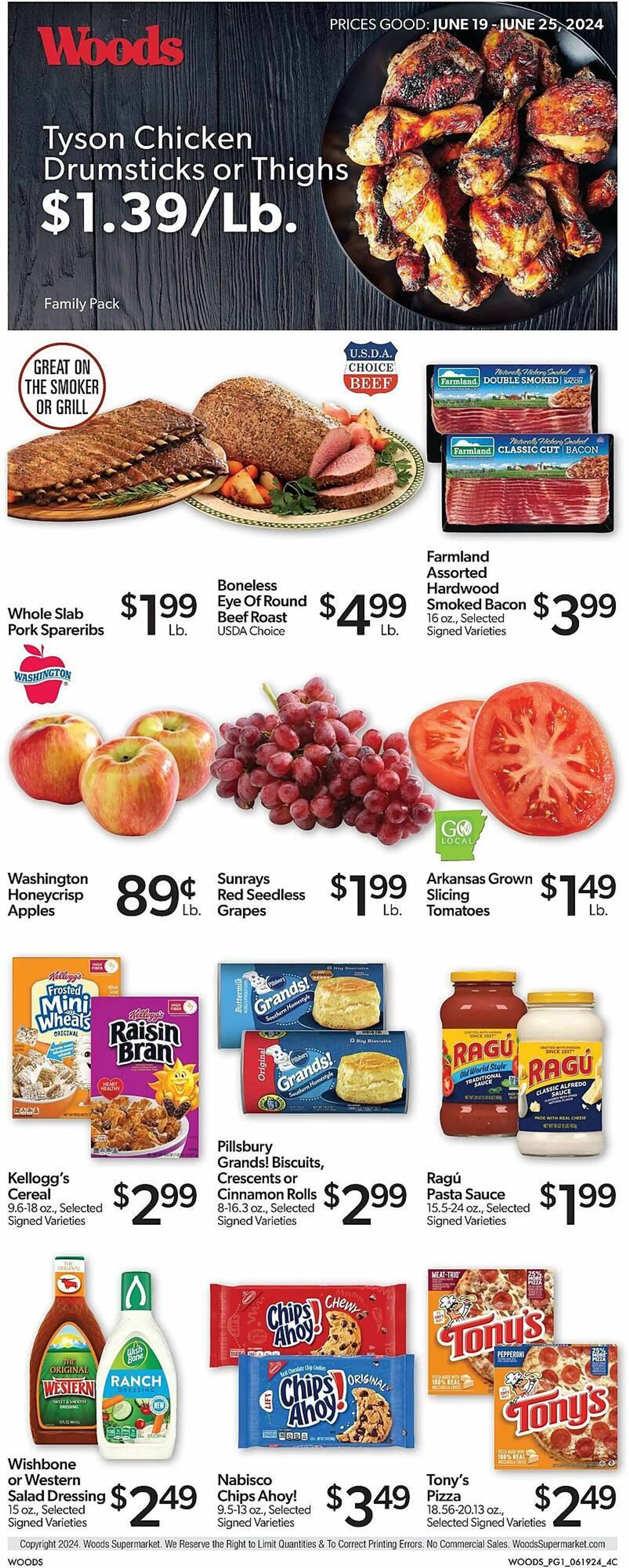 Woods Supermarket Weekly Ad - 1