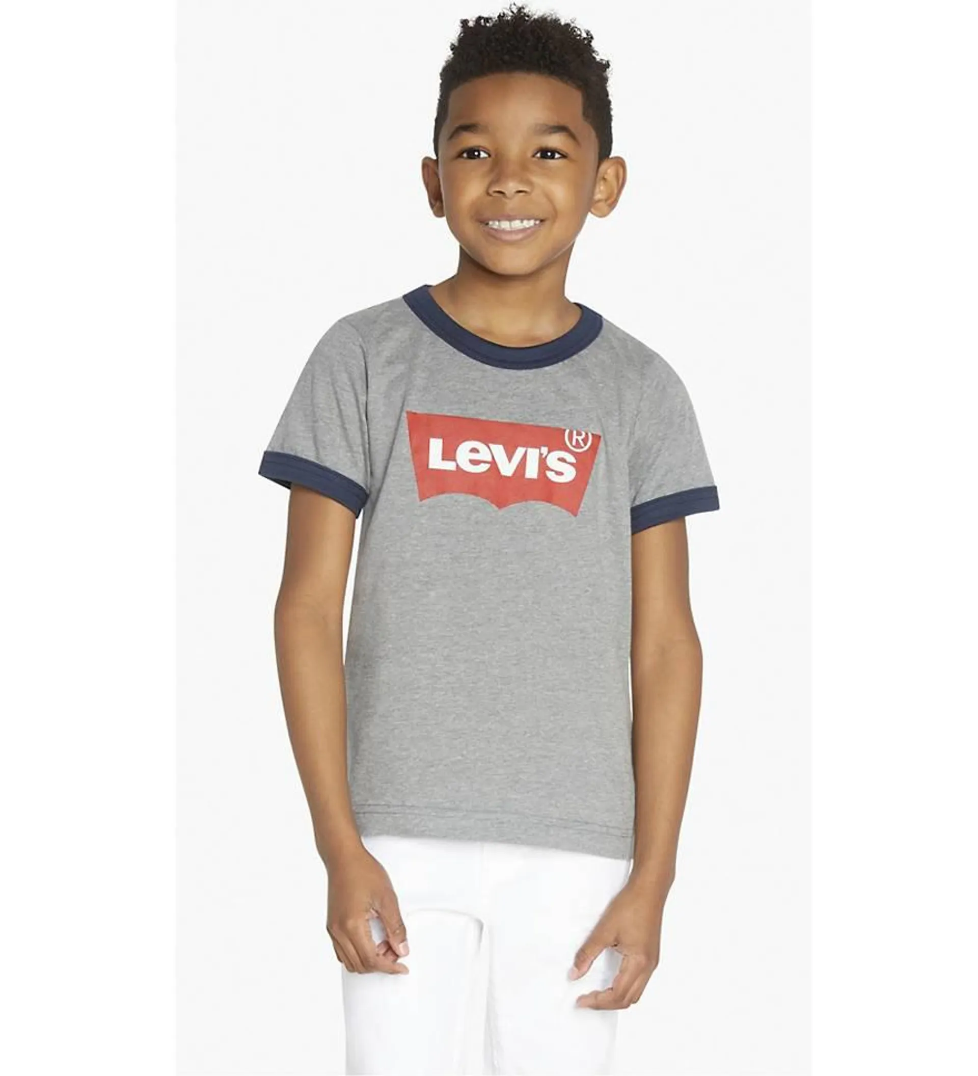 Levi's® Ringer Batwing Tee Little Boys 4-7