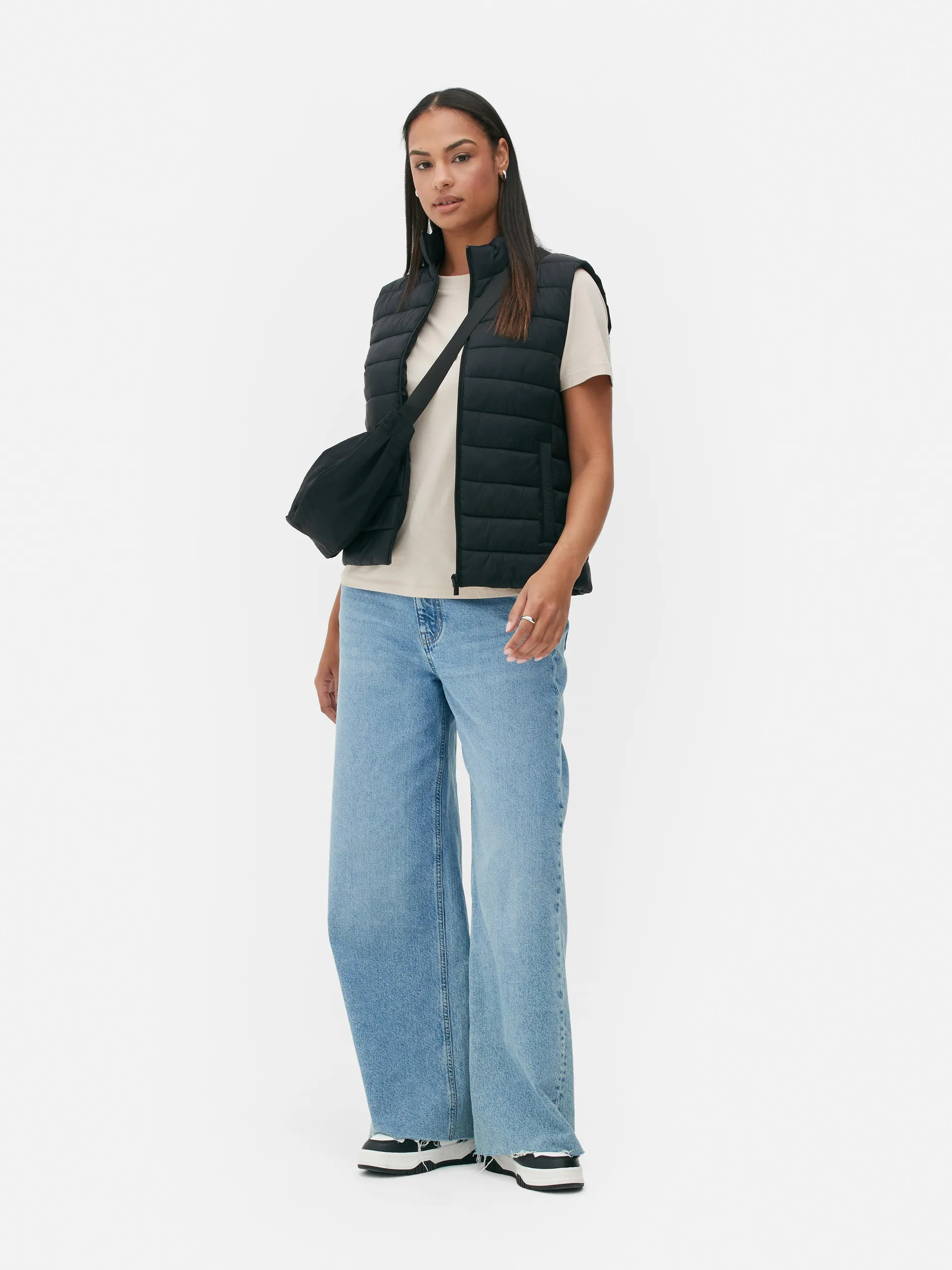 Funnel Neck Lightweight Vest