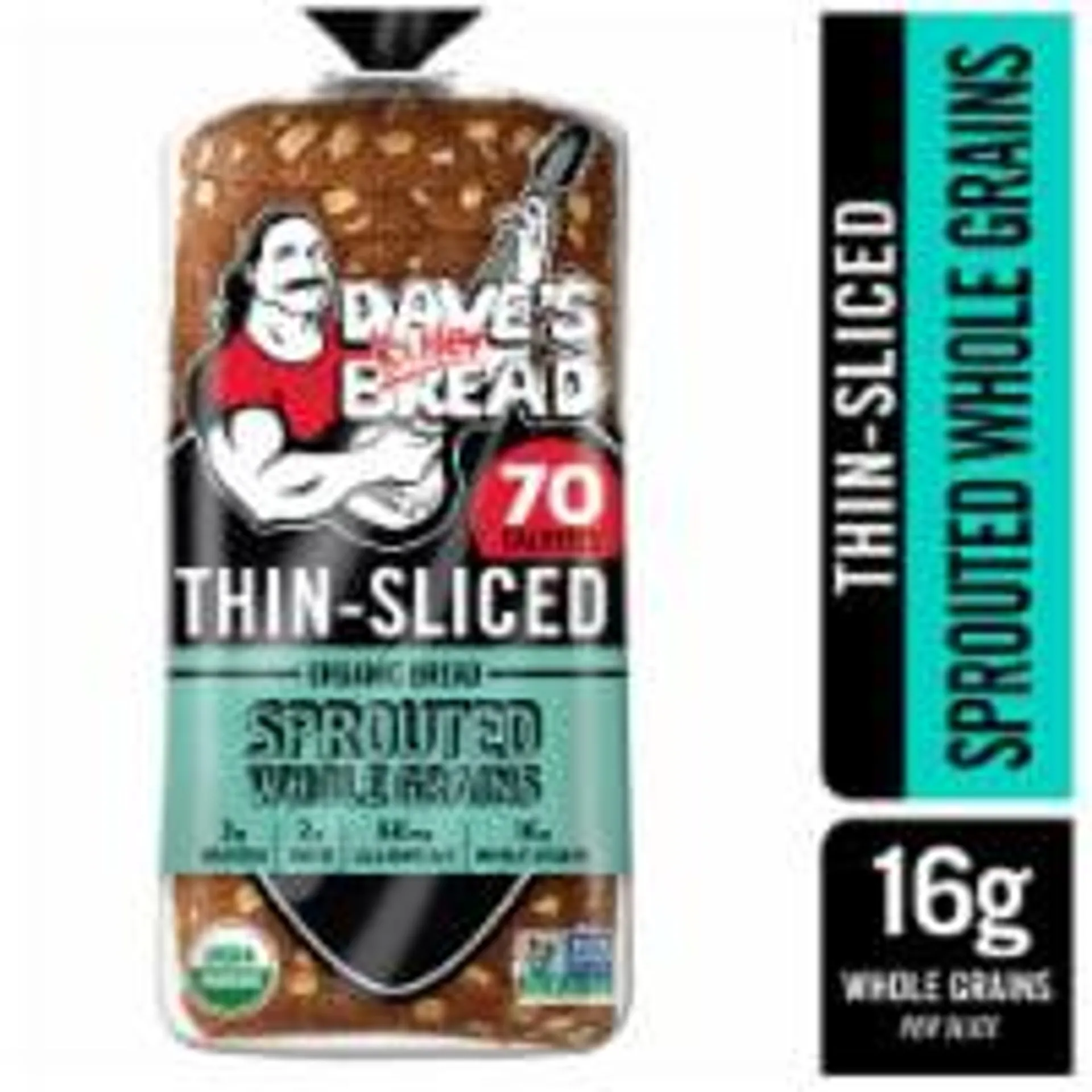 Dave's Killer Bread Sprouted Thin-Slided Organic Whole Grain Bread