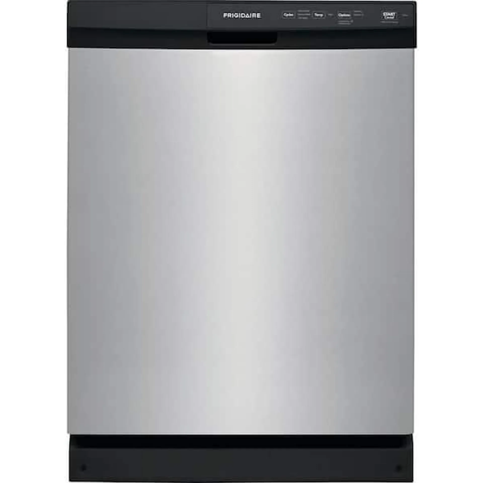 24 In. in. Front Control Built-In Tall Tub Dishwasher in Stainless Steel with 3-Cycles, 55 dBA