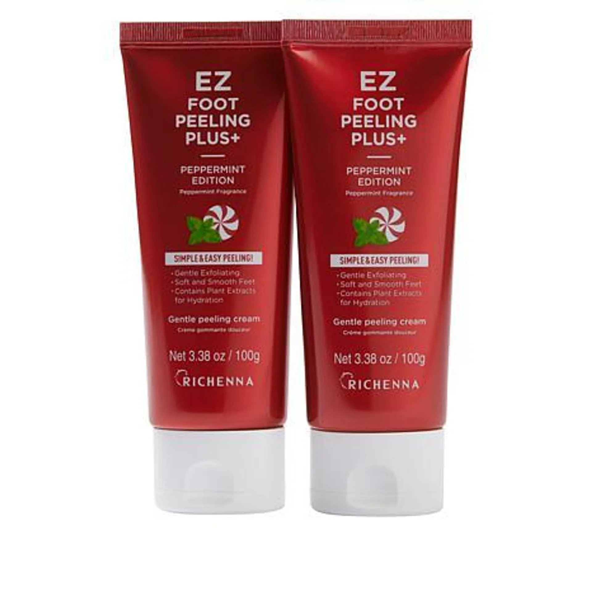 The Beauty Spy 2-pack EZ Foot Peeling Plus - Peppermint