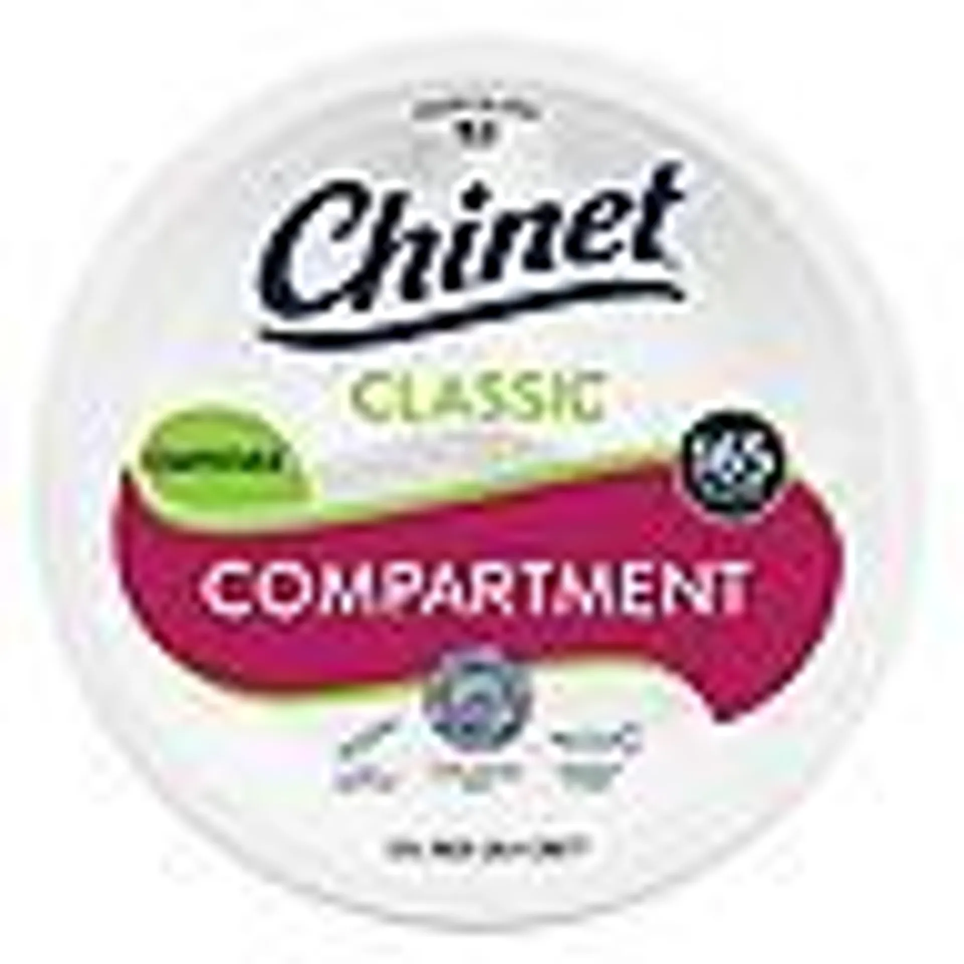 Chinet Classic Compartment Paper Plate, 10.38", 165 ct.