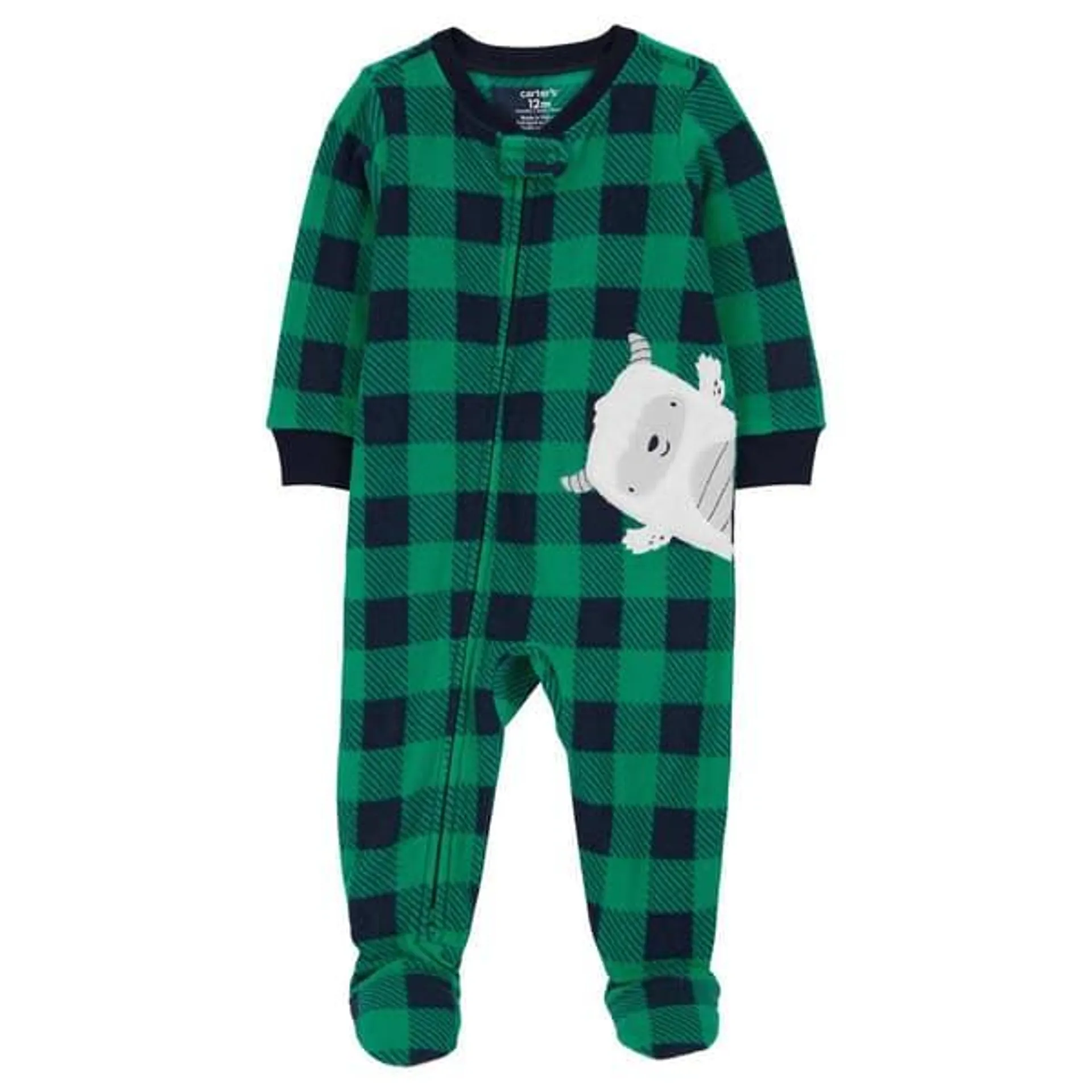 Toddler Boy Carter’s® 1pc. Abominable Snowman Footie Pajamas