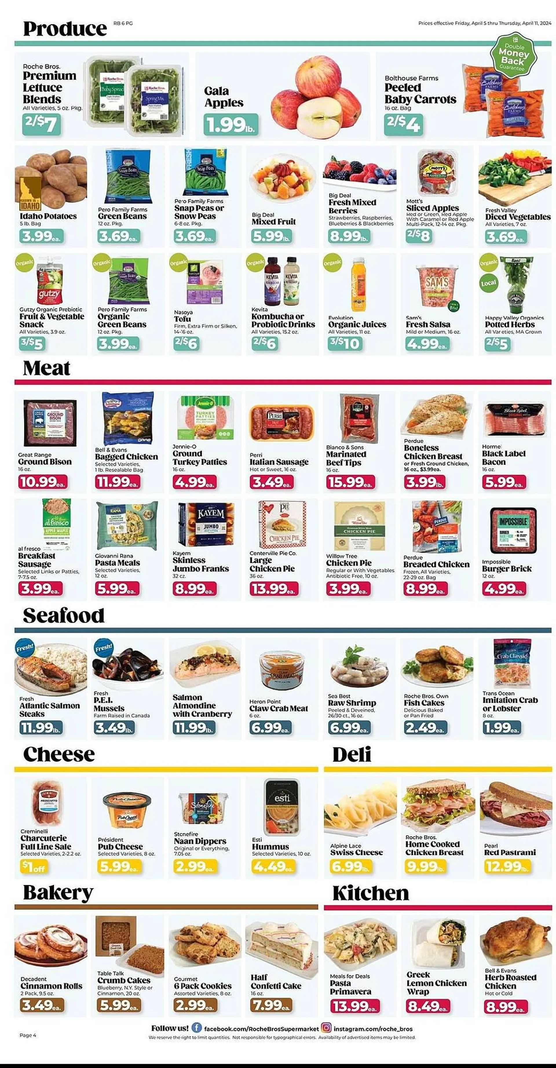 Weekly ad Roche Bros Weekly Ad from April 5 to April 11 2024 - Page 4
