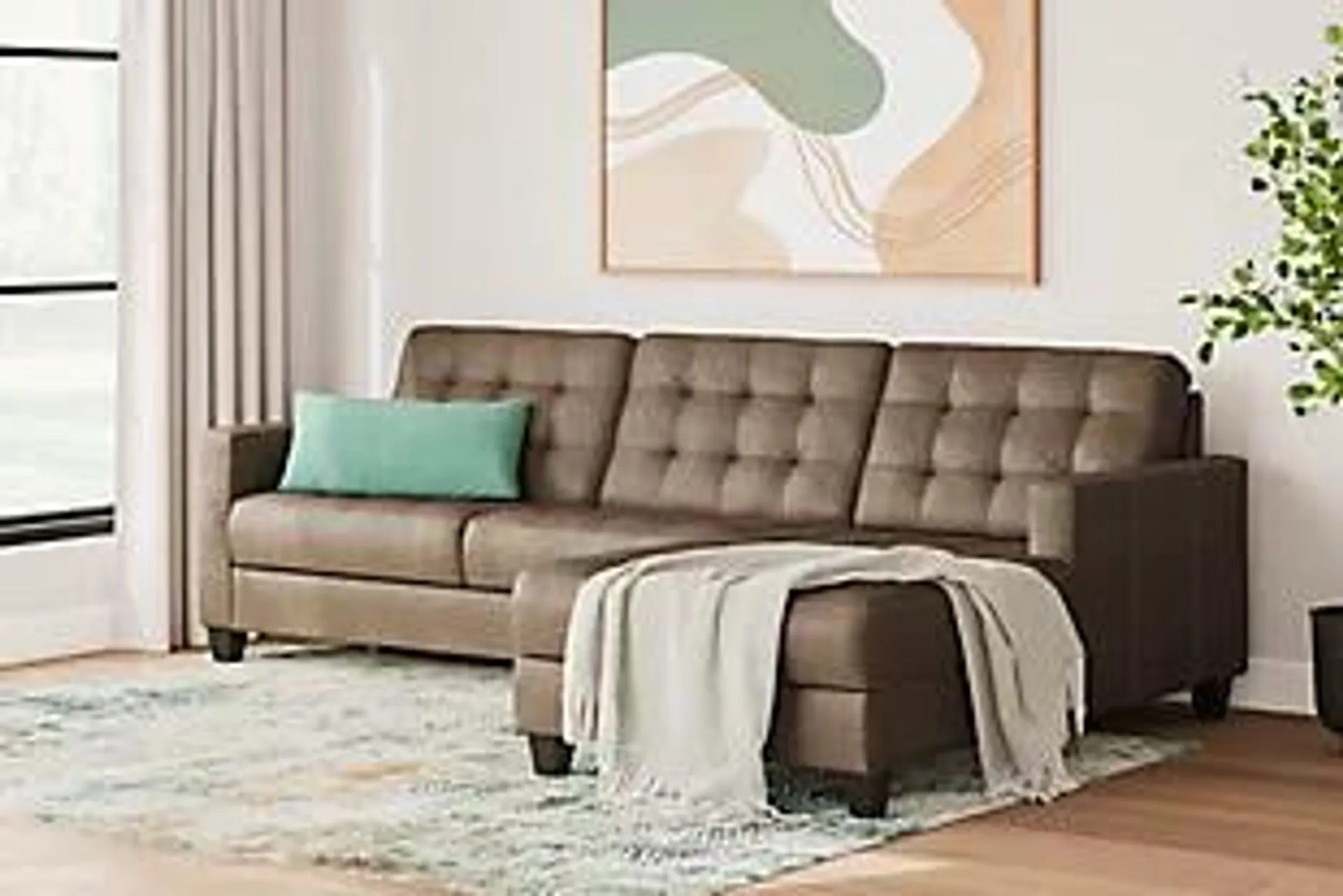 Baskove 2-Piece Leather Sectional with Chaise