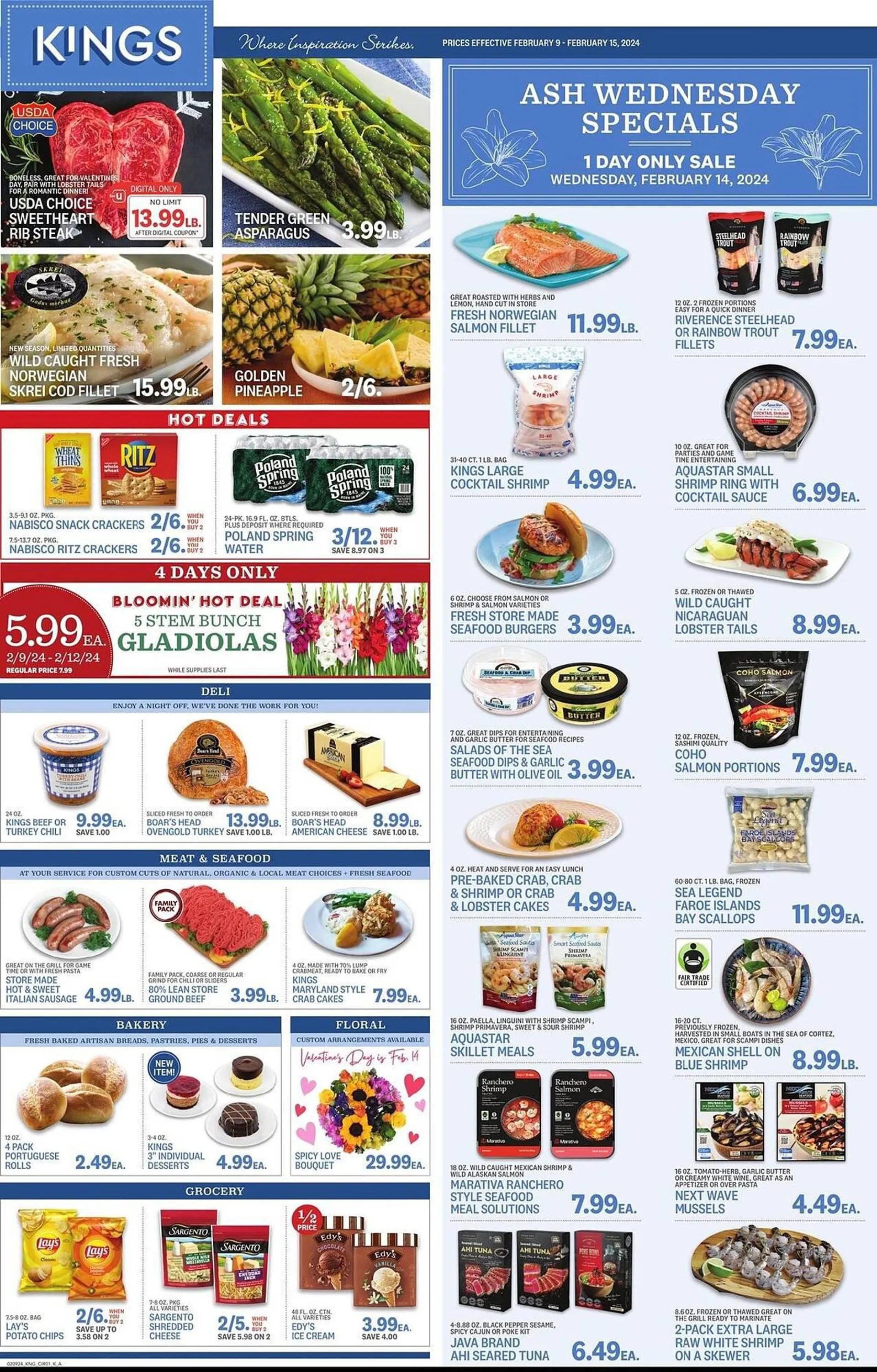 Weekly ad Kings Food Markets Weekly Ad from February 9 to February 15 2024 - Page 